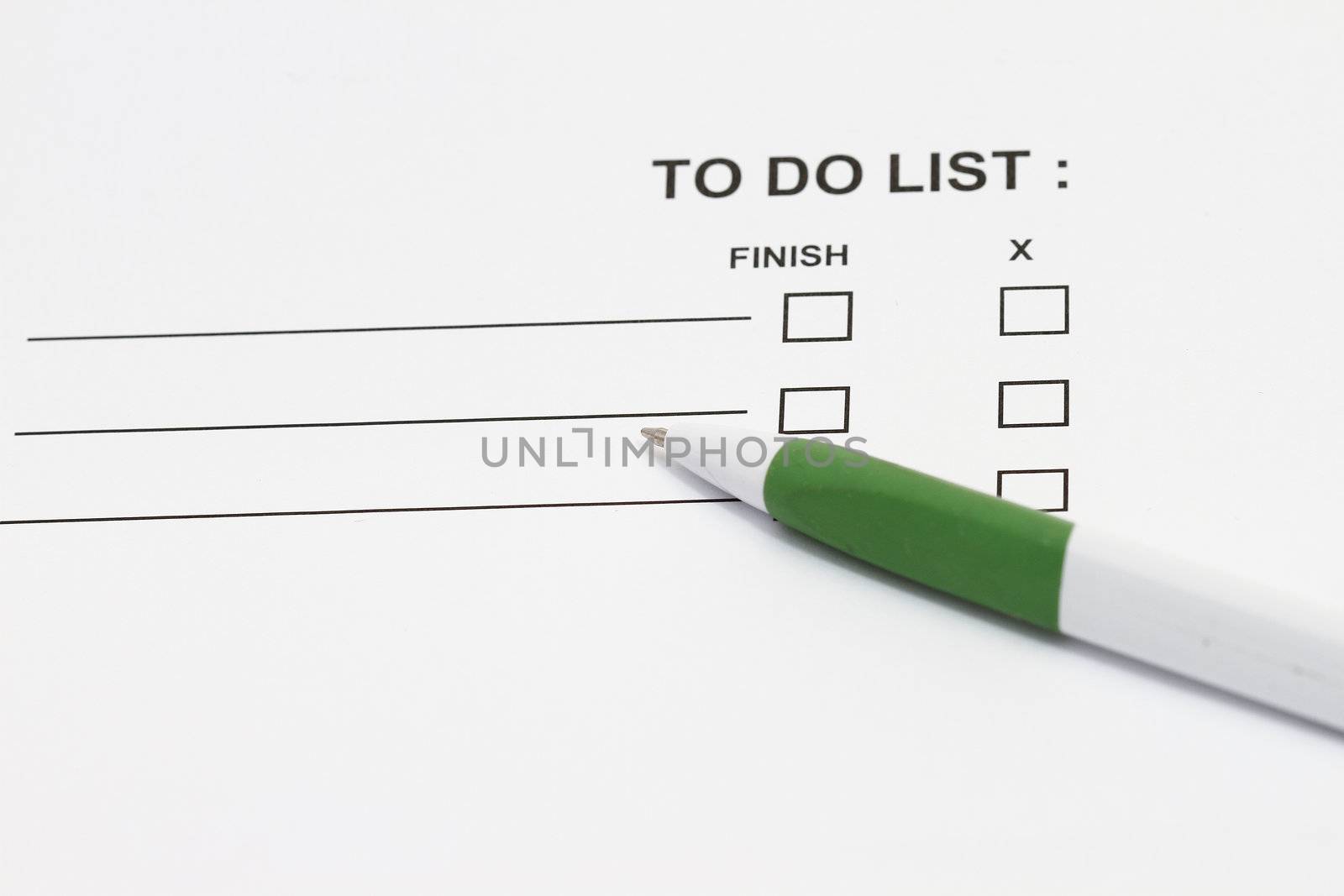 To do list - many uses for business concept.