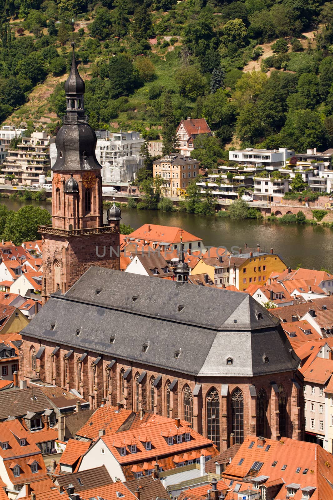The Medieval City of Heidelerg, in Southern Germany