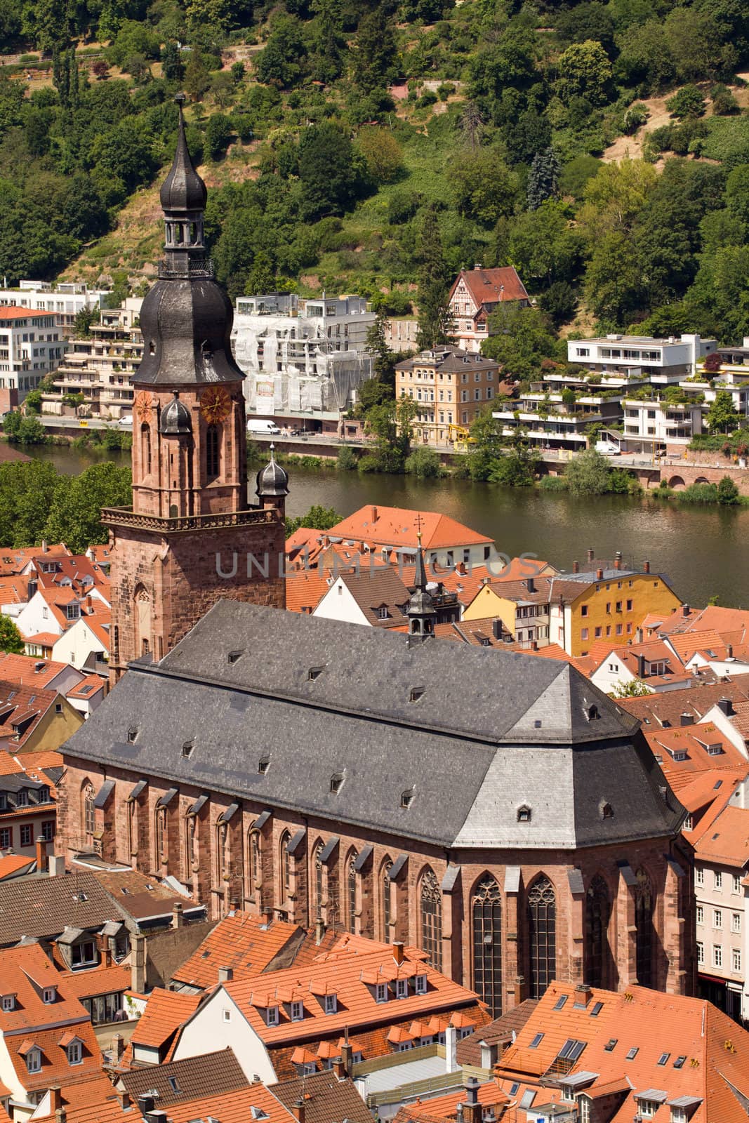 The Medieval City of Heidelerg, in Southern Germany