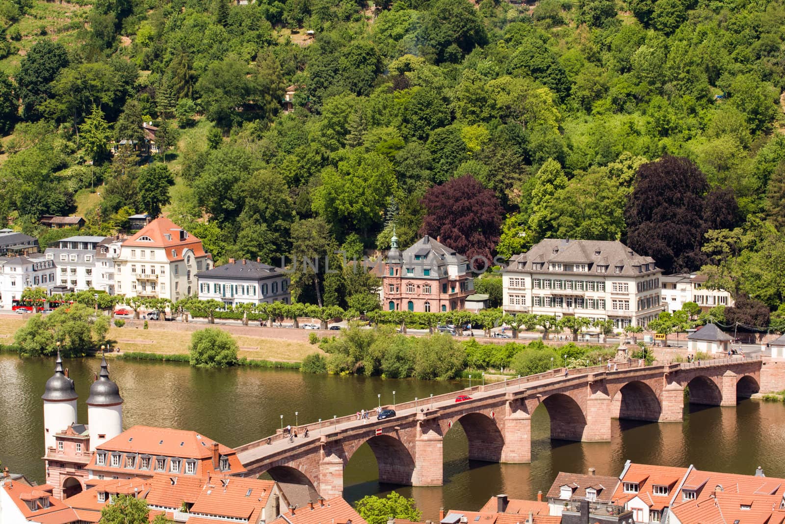 The Medieval City of Heidelerg, in Southern Germany