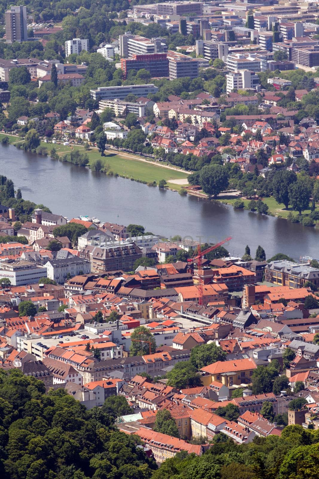 The Medieval City of Heidelerg, in Southern Germany