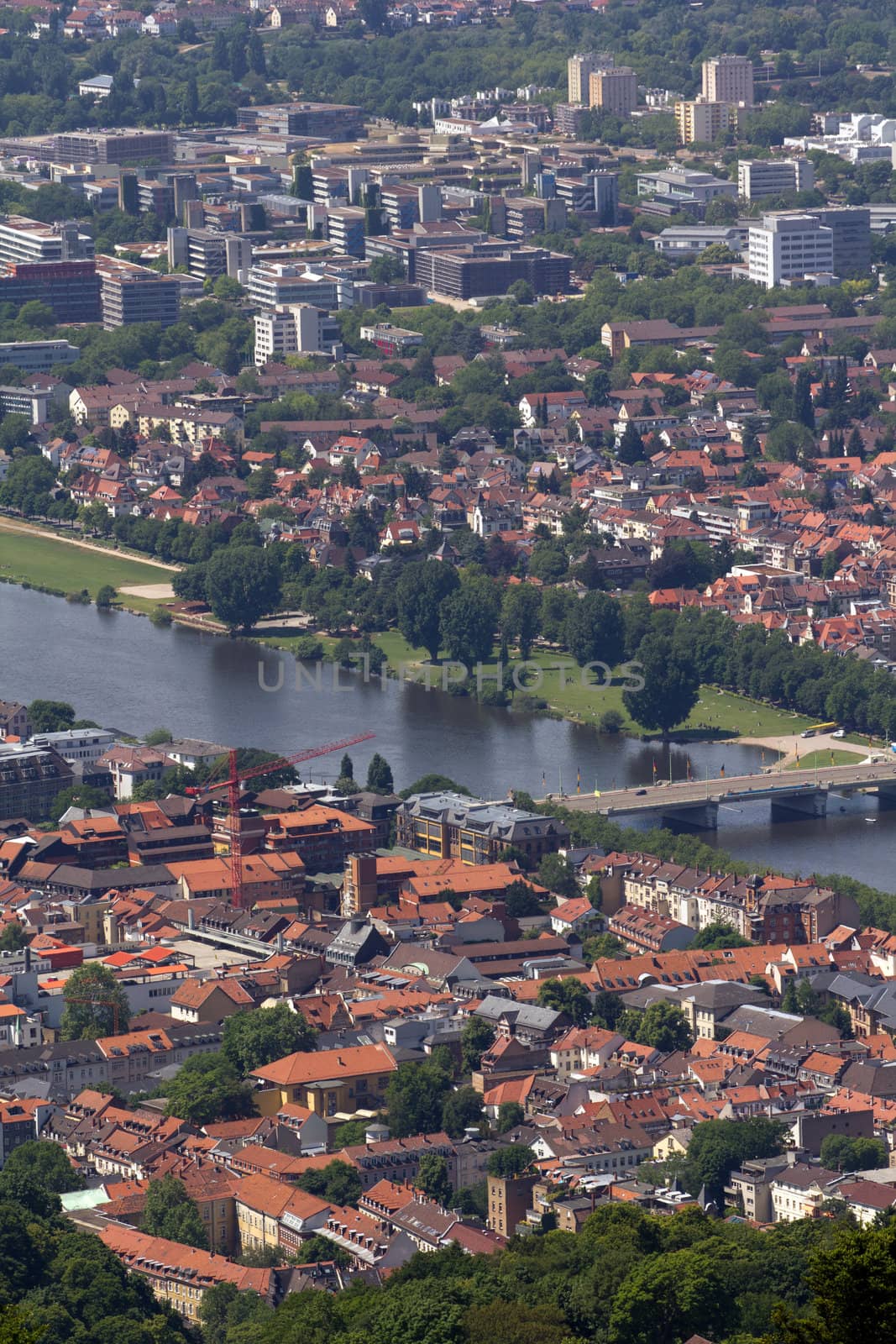 The Medieval City of Heidelerg, in Southern Germany