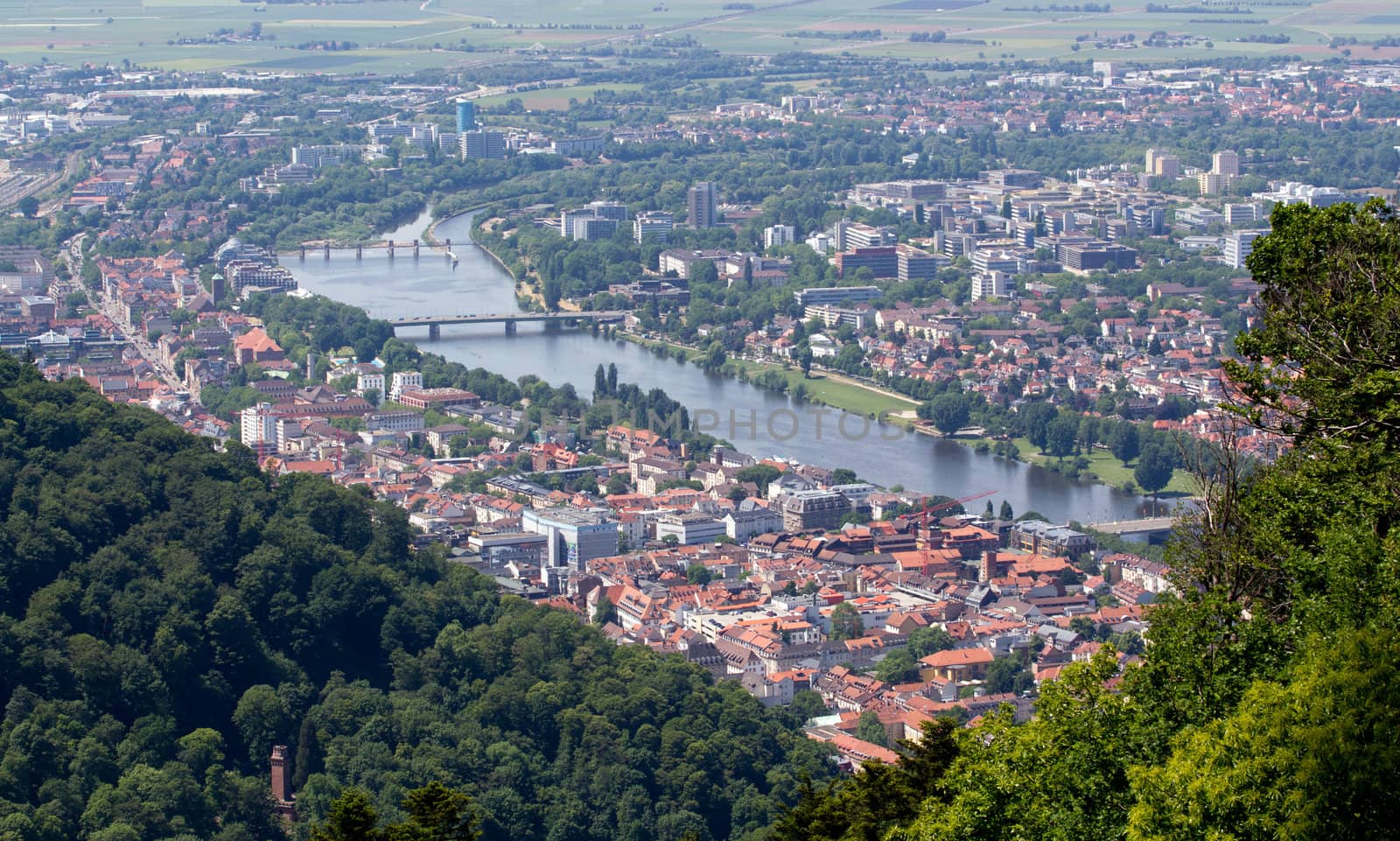 The Medieval City of Heidelerg, in Southern Germany