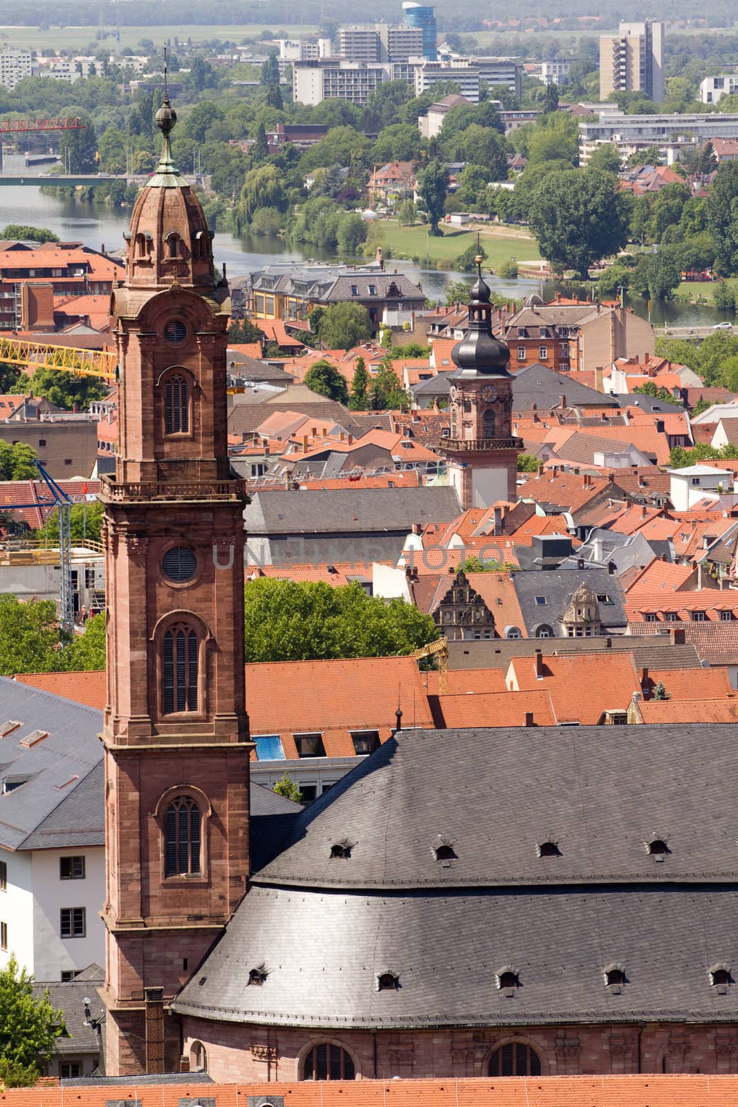 The Medieval City of Heidelerg, in Southern Germany