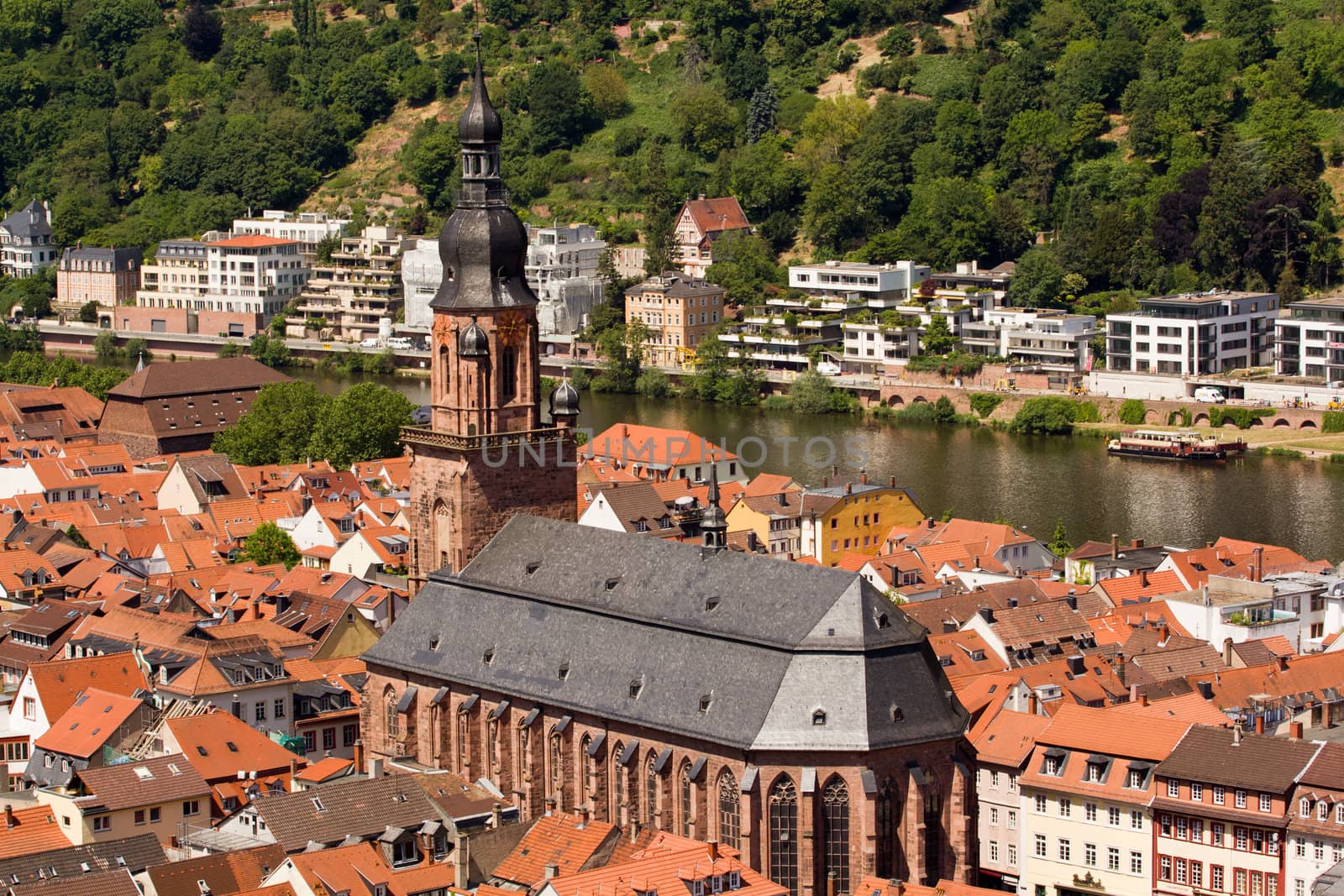 The Medieval City of Heidelerg, in Southern Germany