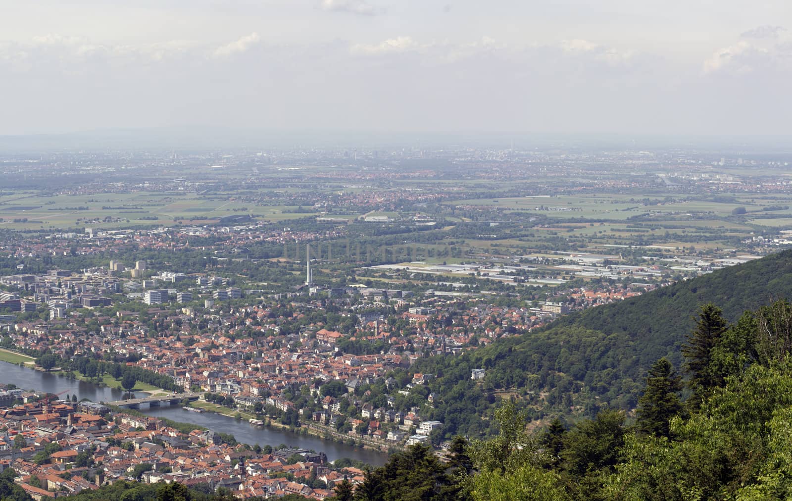 The Medieval City of Heidelerg, in Southern Germany