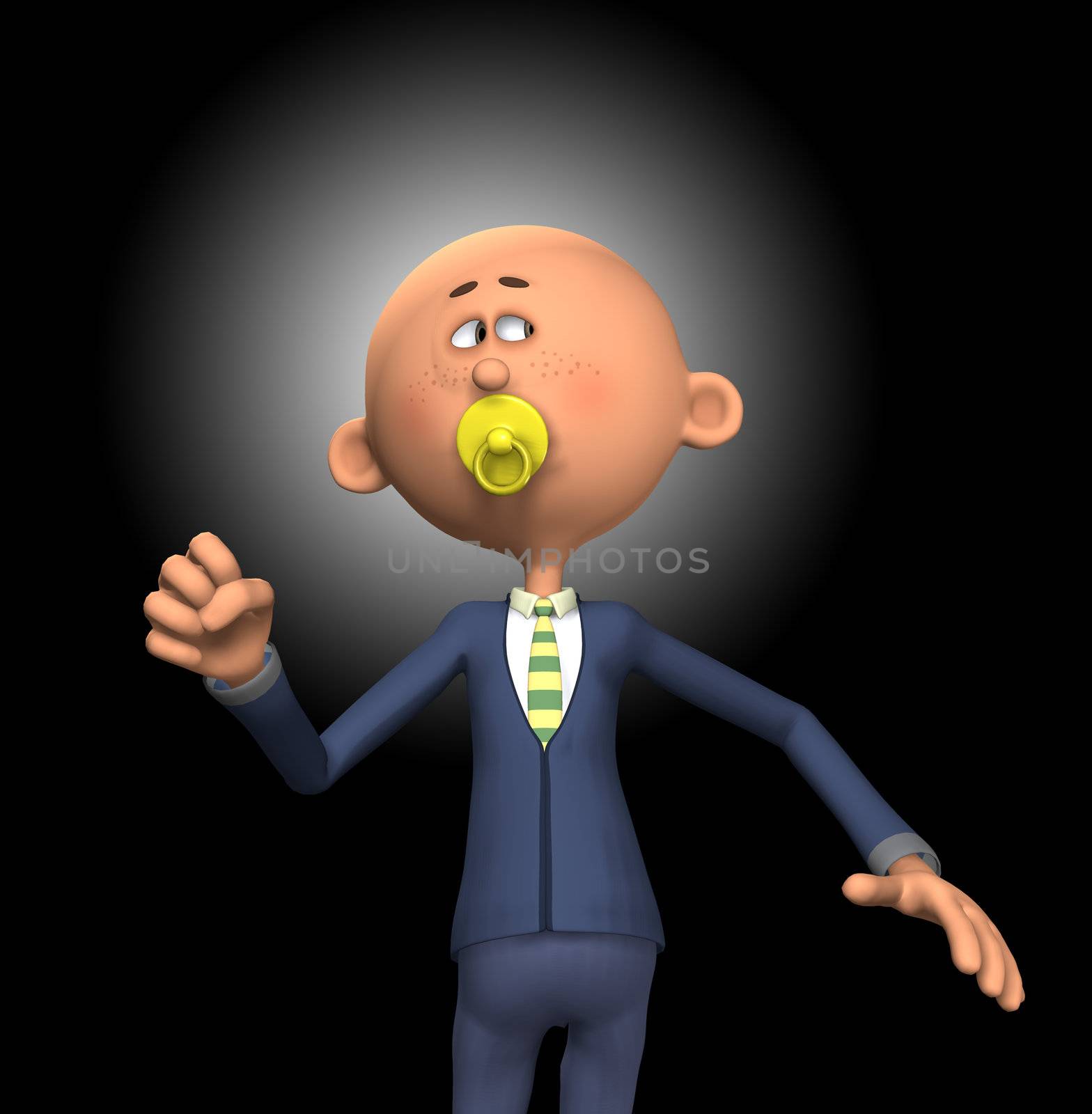 Childish Businessman by harveysart