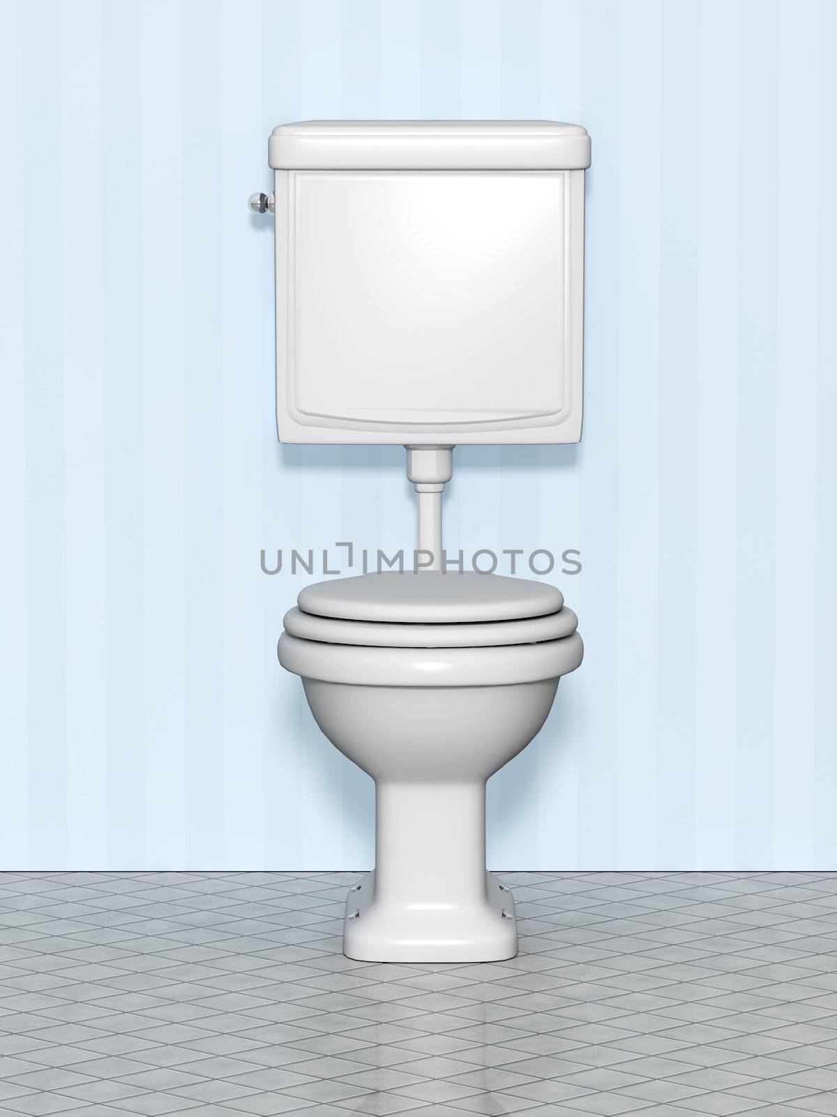 An image of a white standard wc
