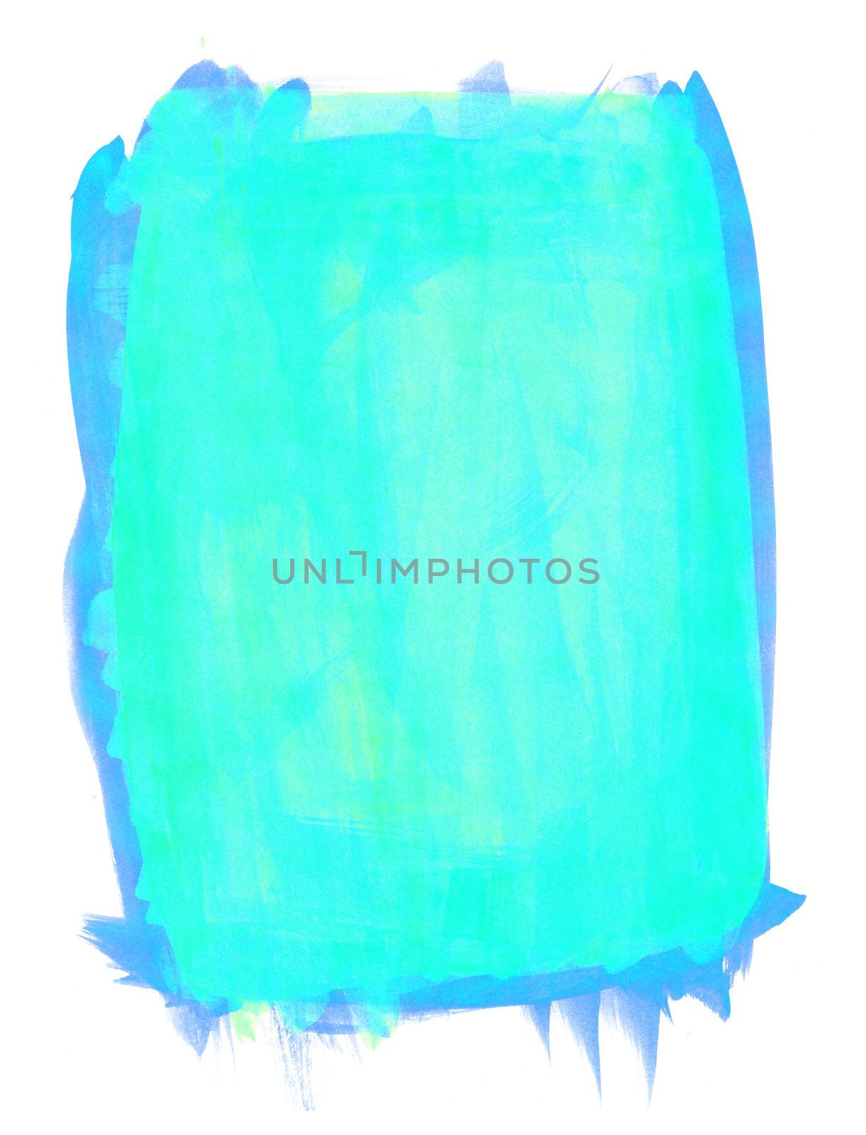 Blue watercolor texture frame