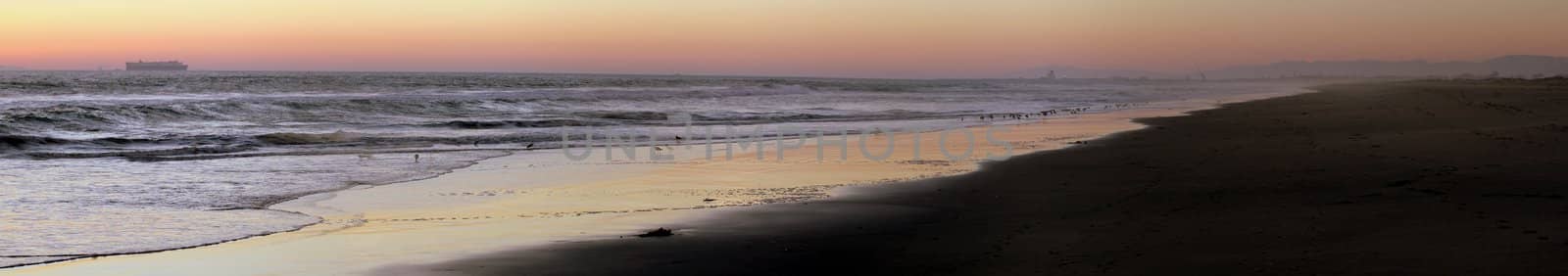 Beach Sunset Ormond Beach by hlehnerer
