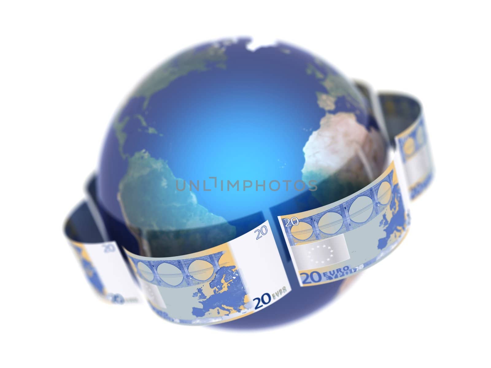 Euro, covering the Earth