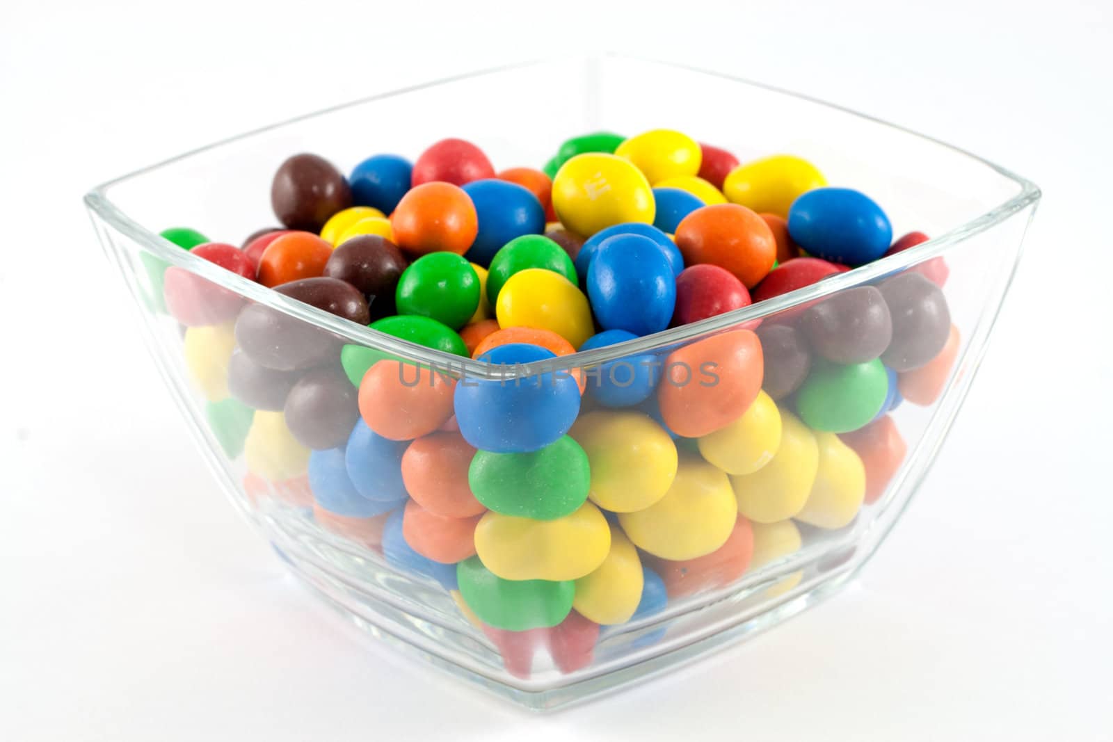 Colorful bonbons in a bowl