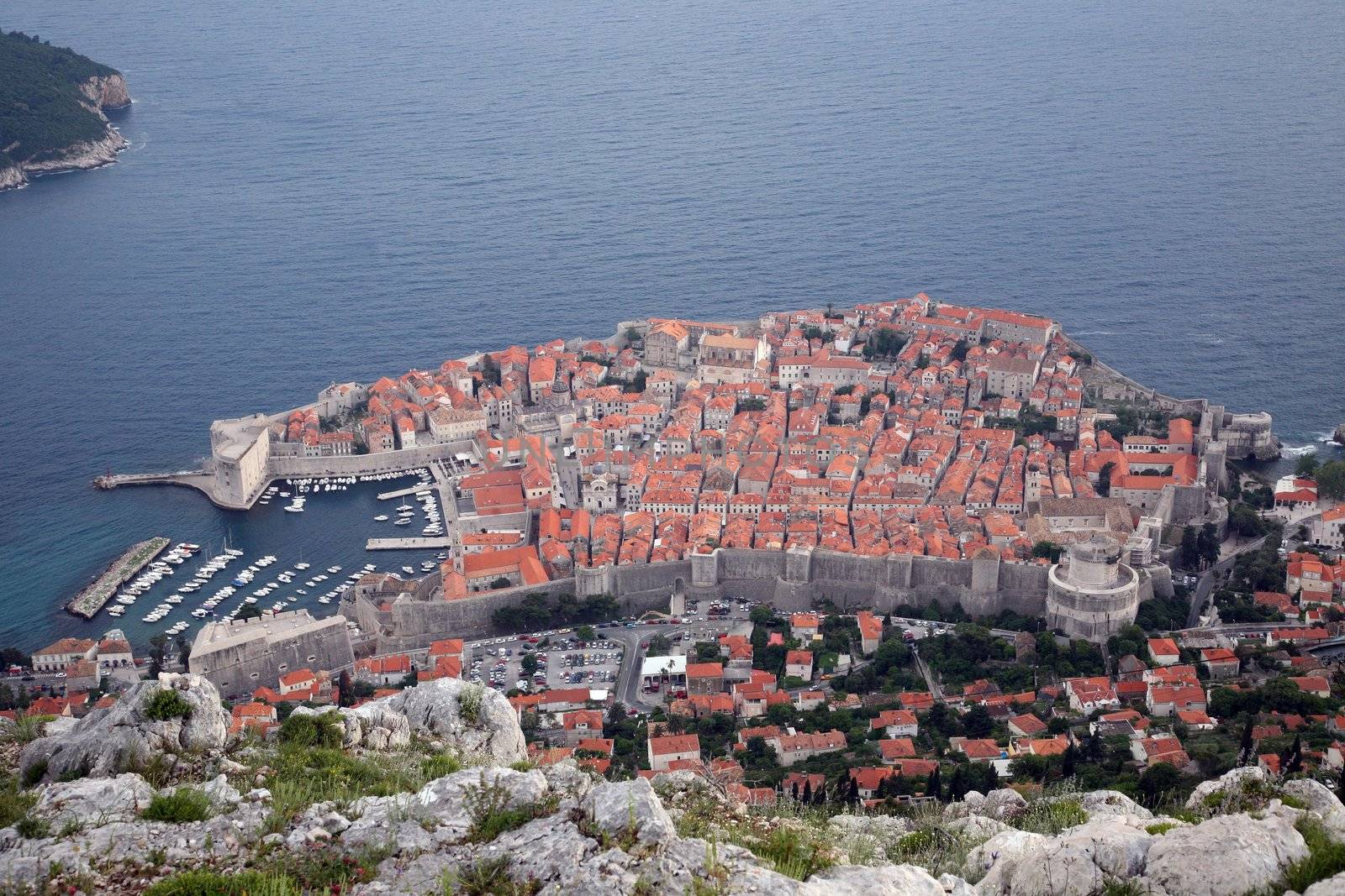 Dubrovnik, Croatia. Most popular travel destination in Adriatic sea.