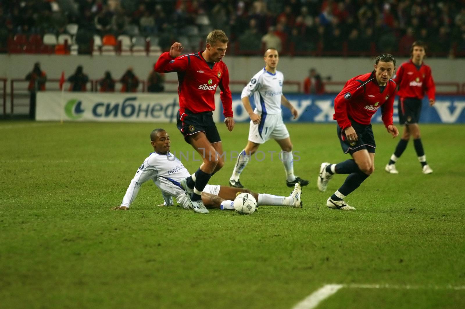 	Football match CSKA-FRANCE in Moscow