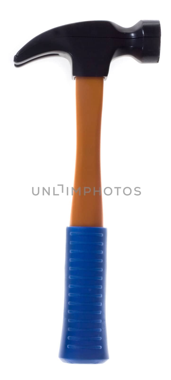 toy hammer, photo on the white background