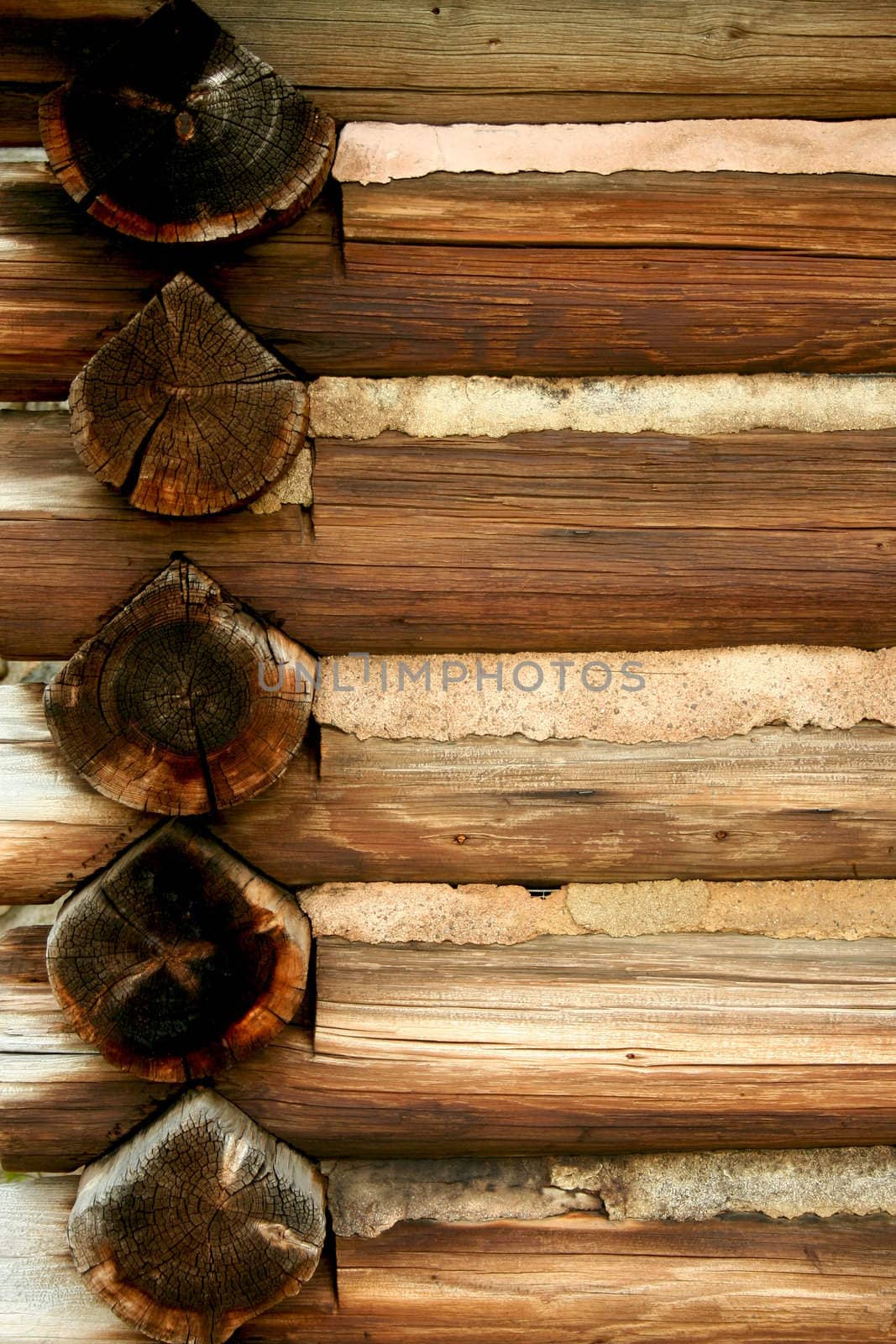 A Log cabin wall background