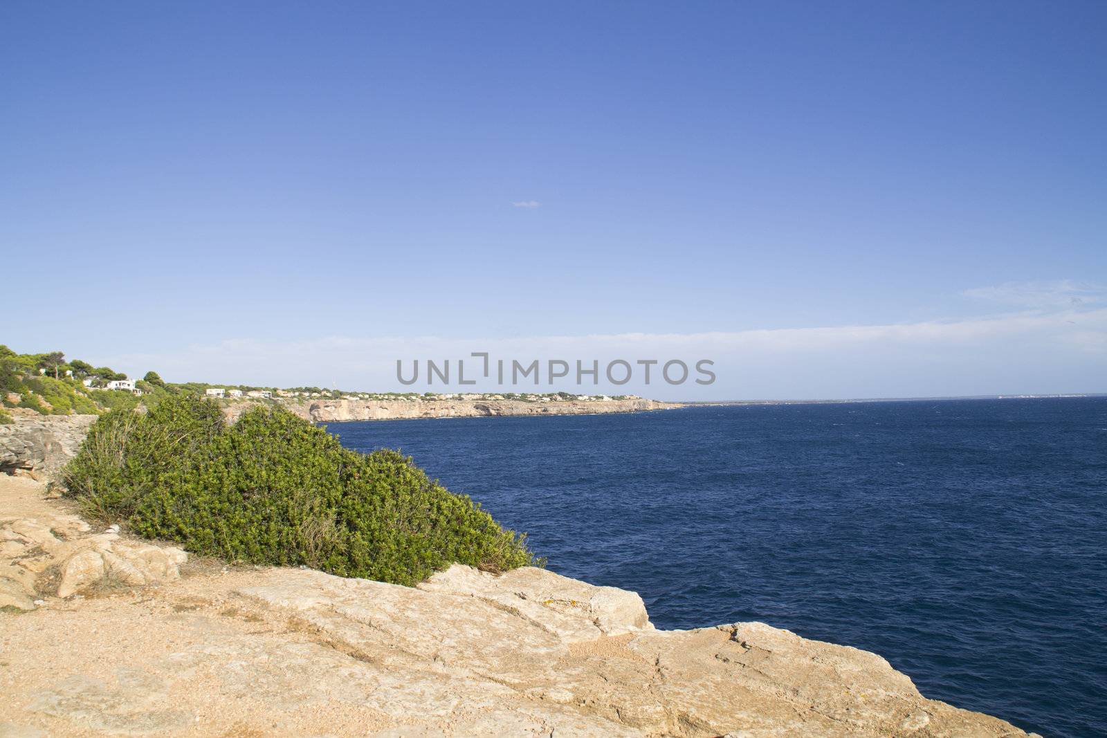 view in Cala pi Mallorca