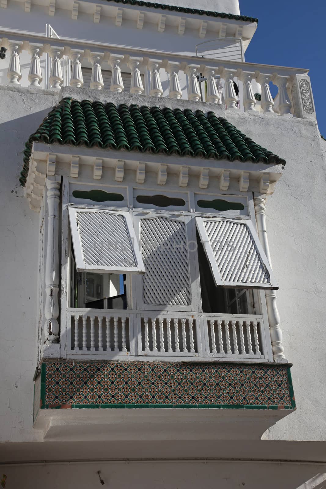 Traditional window from Sidi Bou Said, Tunis by atlas