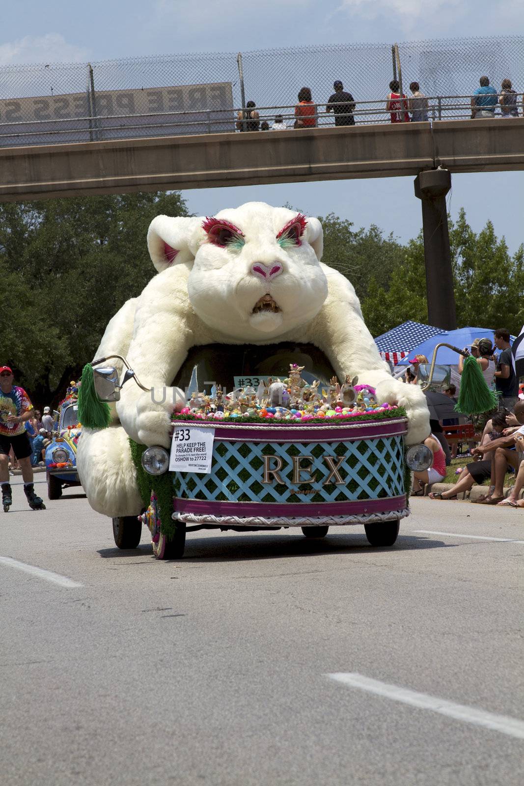 Orange Show's biggest outreach program, a vehicle for the message that art is an integral part of everyone's everyday life.