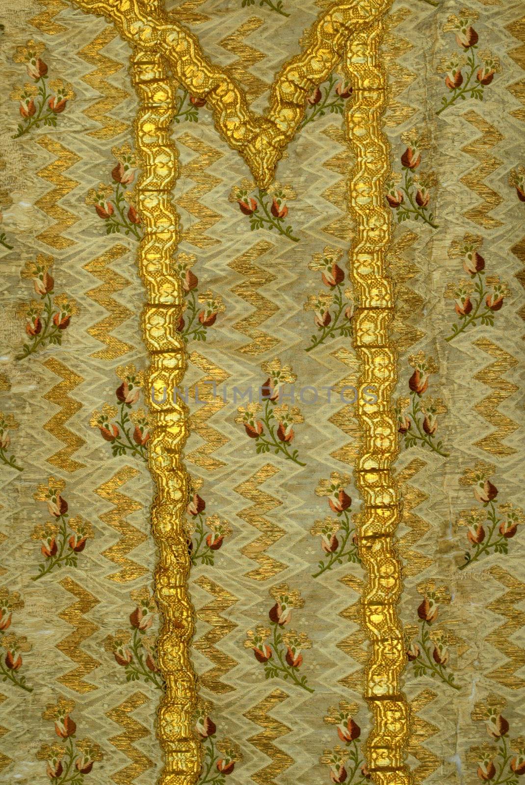 Golden embroidered Church vestments