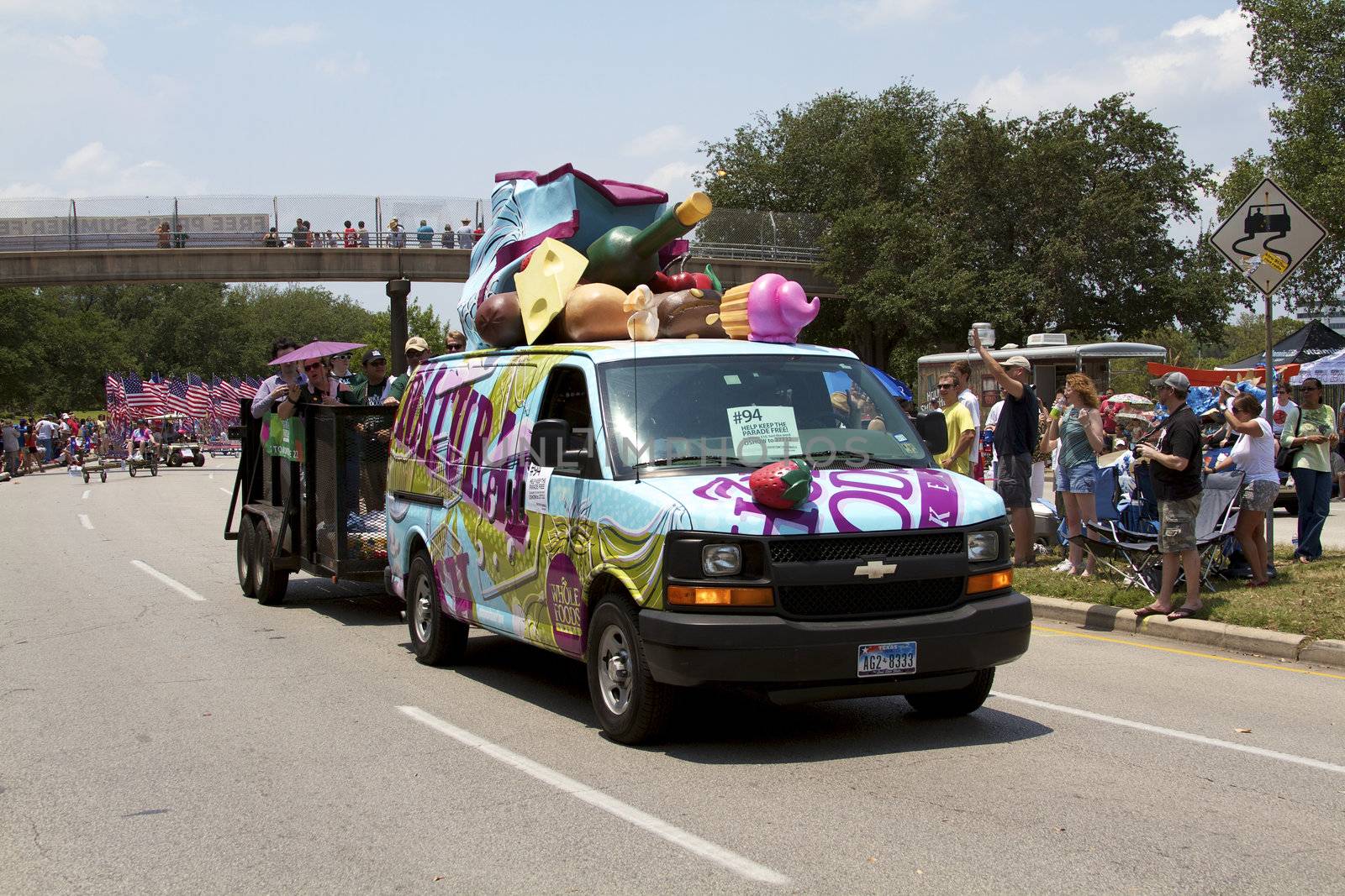 Orange Show's biggest outreach program, a vehicle for the message that art is an integral part of everyone's everyday life.