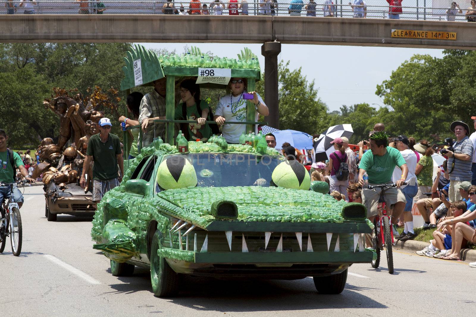 Orange Show's biggest outreach program, a vehicle for the message that art is an integral part of everyone's everyday life.