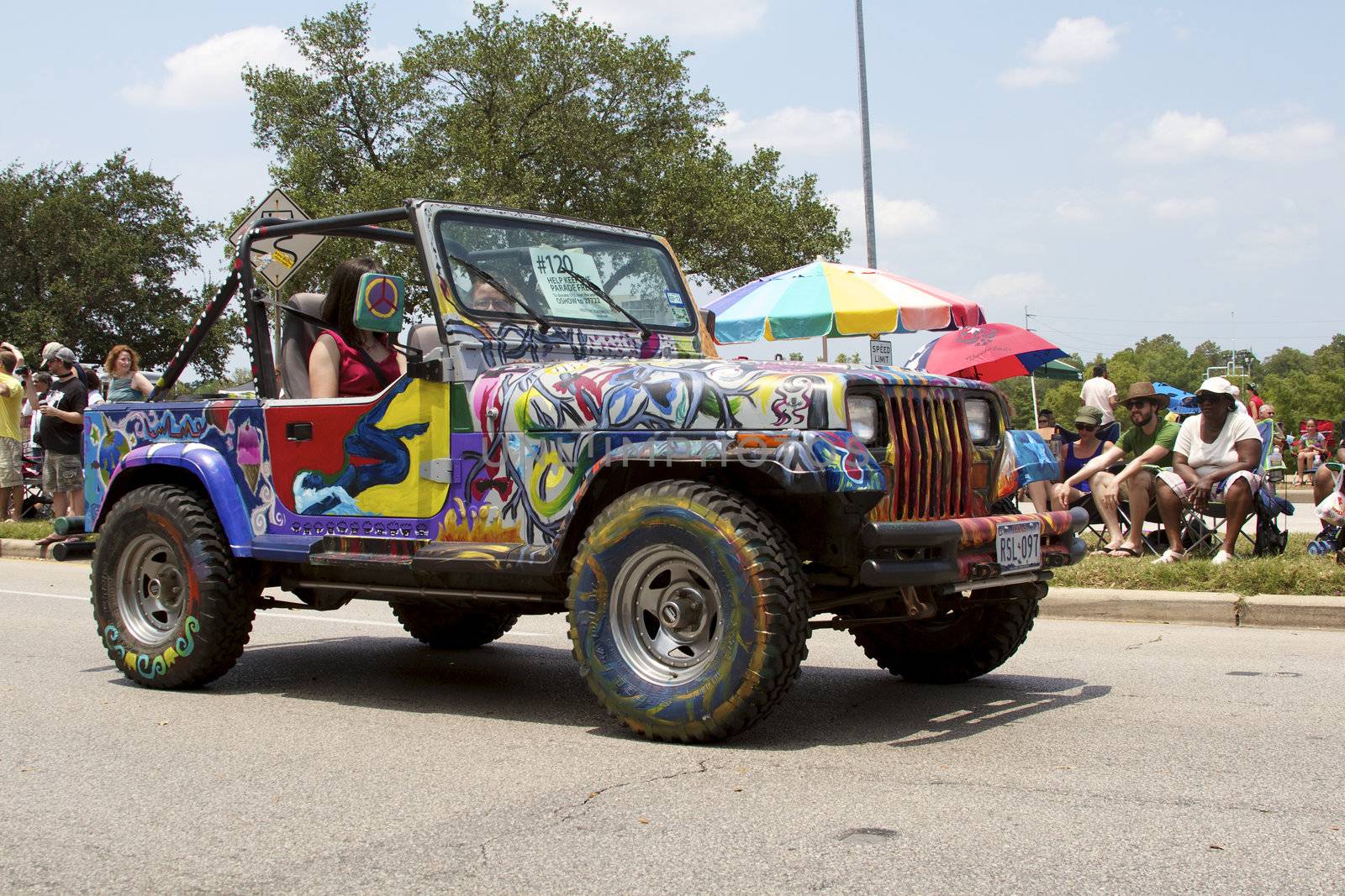 Orange Show's biggest outreach program, a vehicle for the message that art is an integral part of everyone's everyday life.