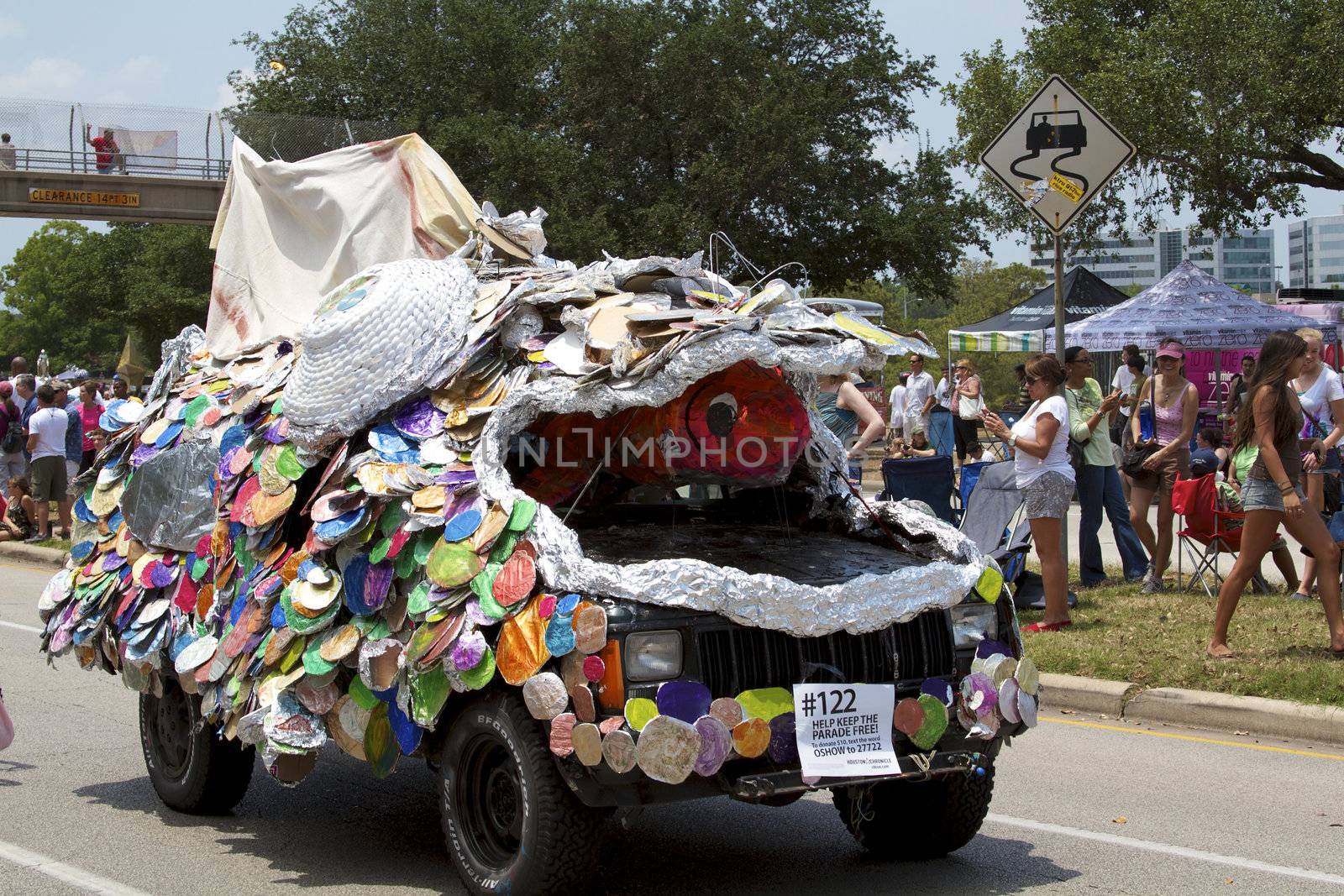 Orange Show's biggest outreach program, a vehicle for the message that art is an integral part of everyone's everyday life.