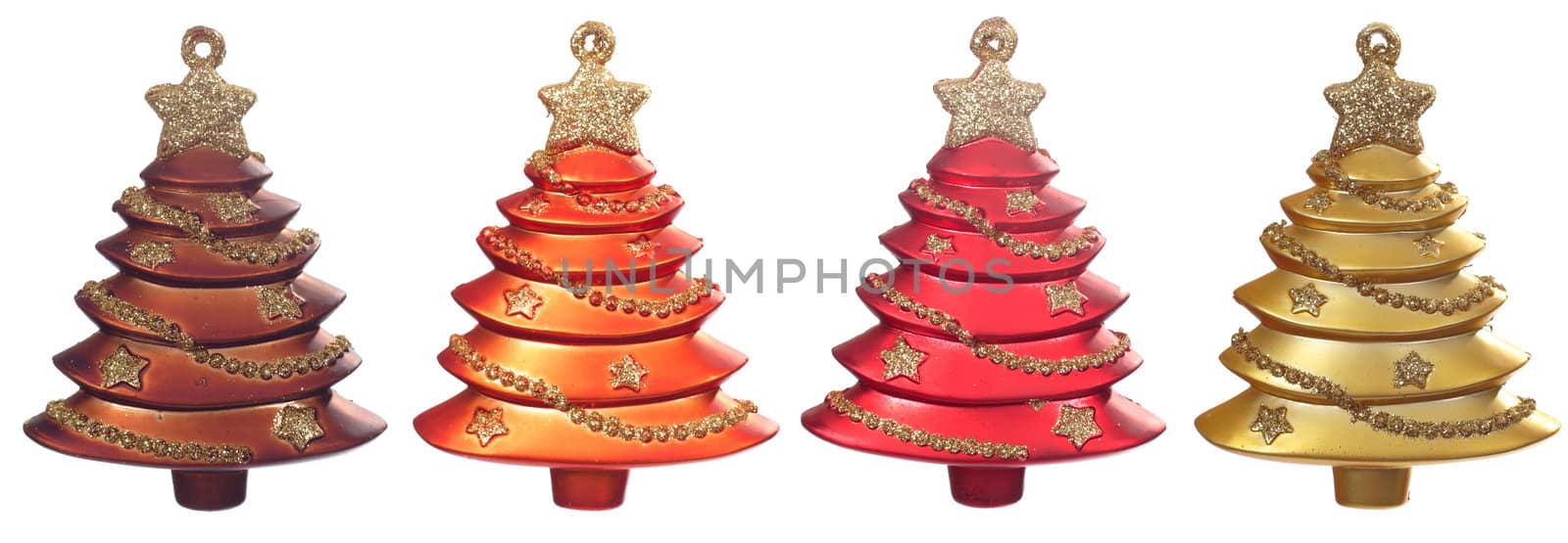 Christmas Decoration photo on the white background