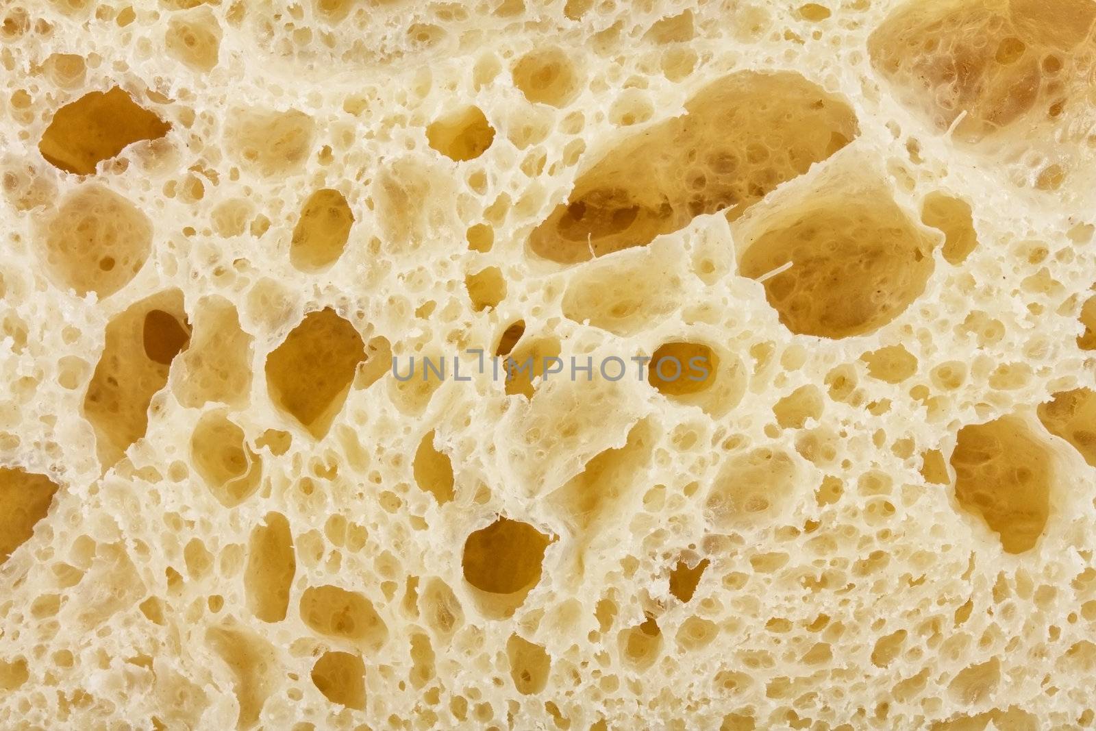 close-up white bread texture