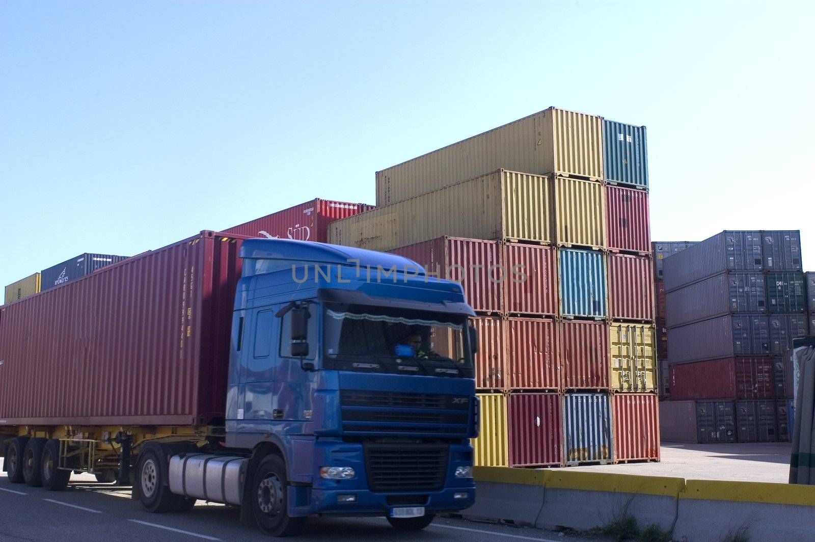 containers at the port for shipment