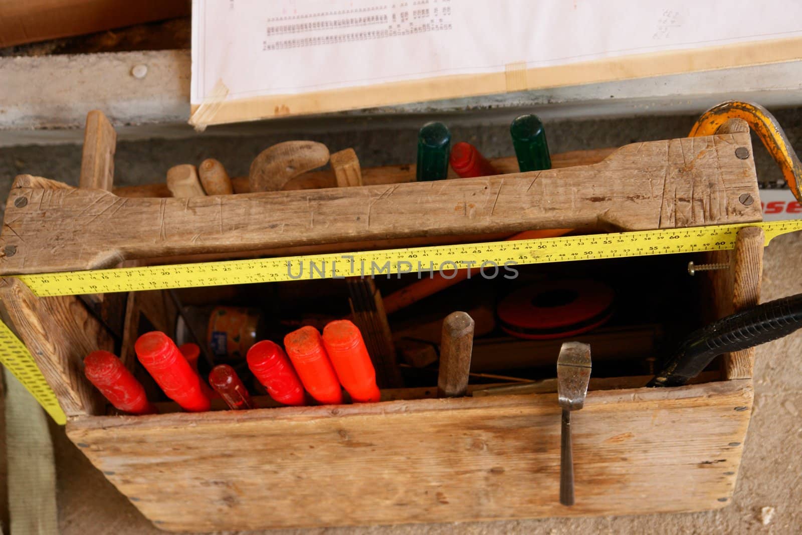 close-up of a tool box.....