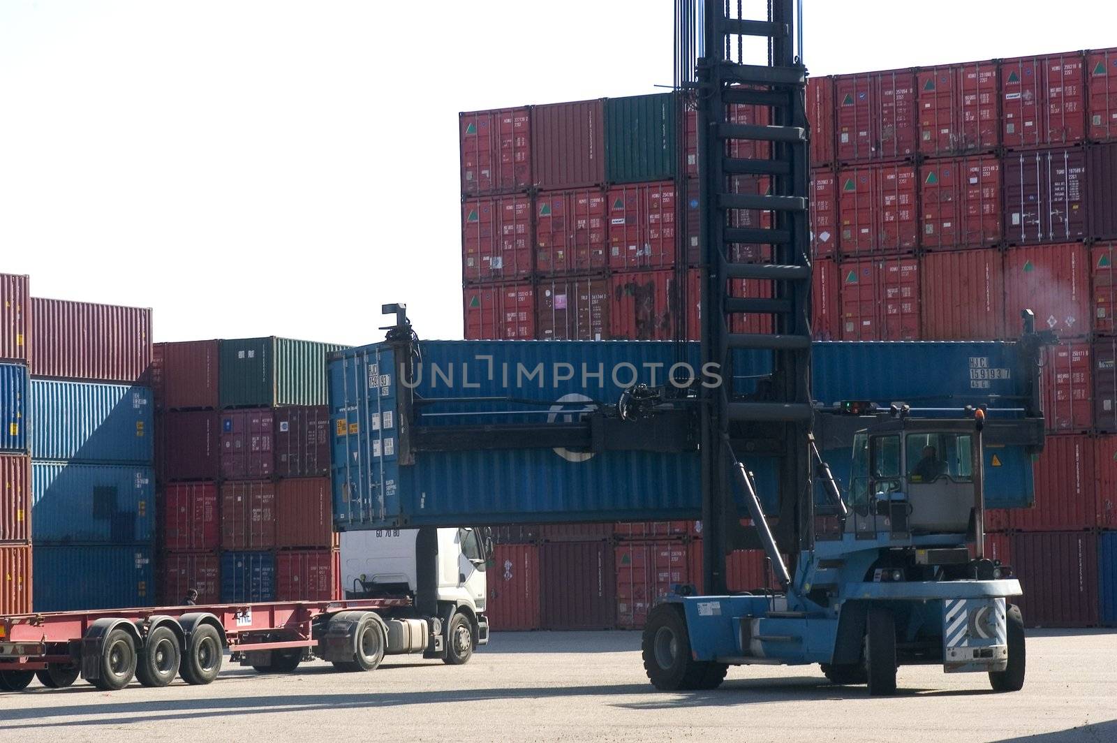 containers at the port for shipment