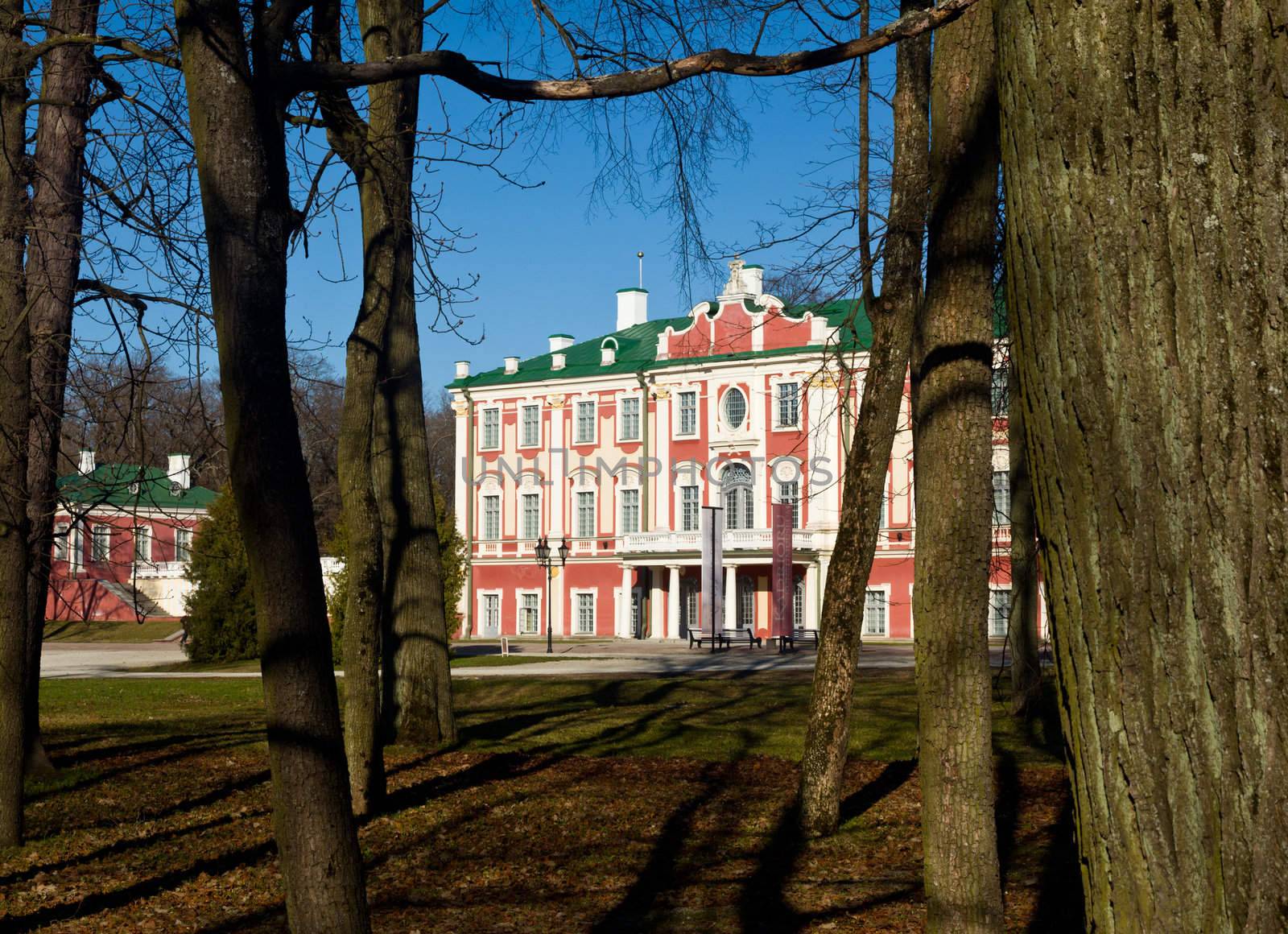 The Kadriorg Palace was built by Tsar Peter the Great in the 18th Century