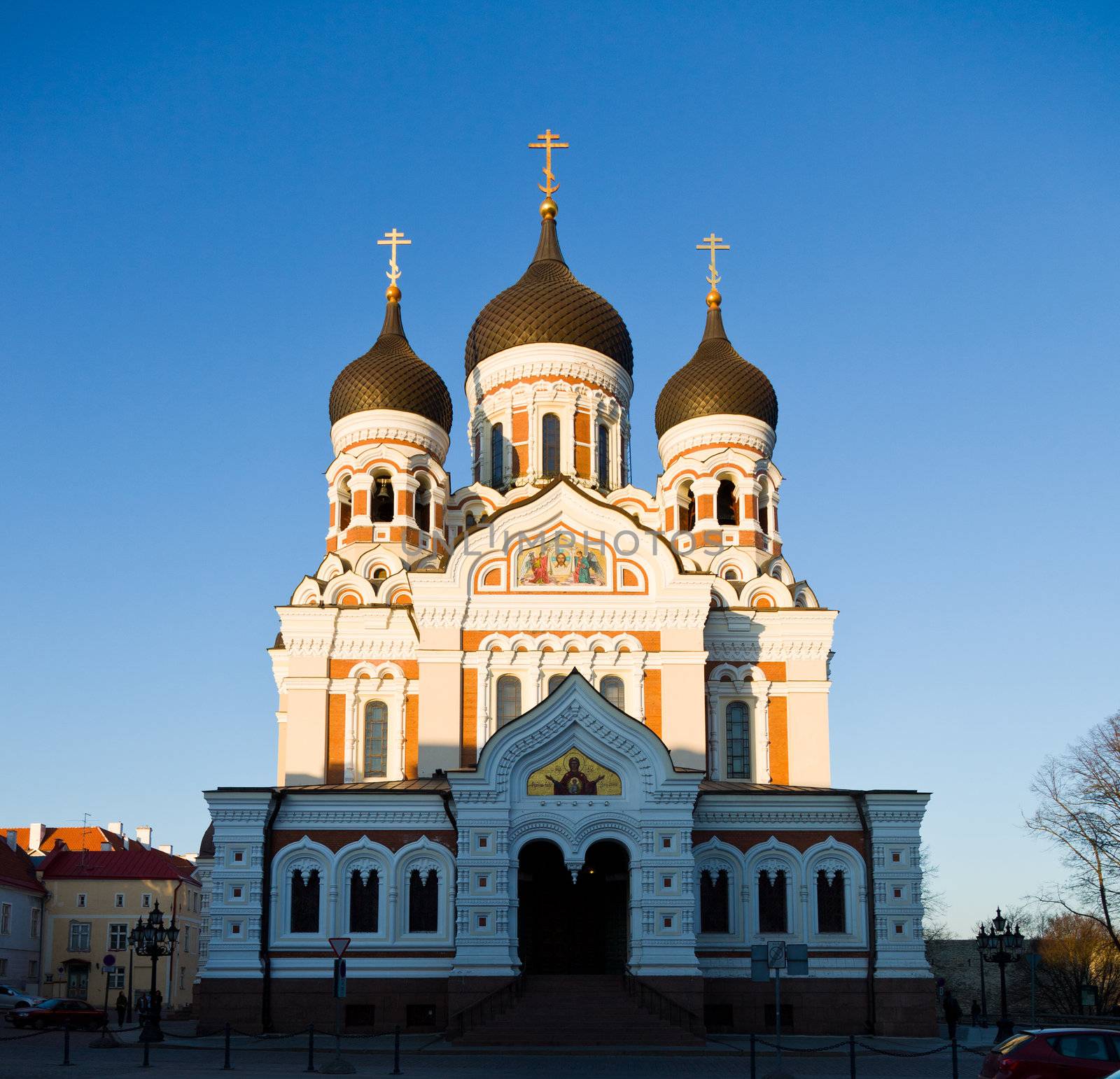 Eastern orthodox church of Alexander Nevsky in Toompea area of Tallinn in Estonia