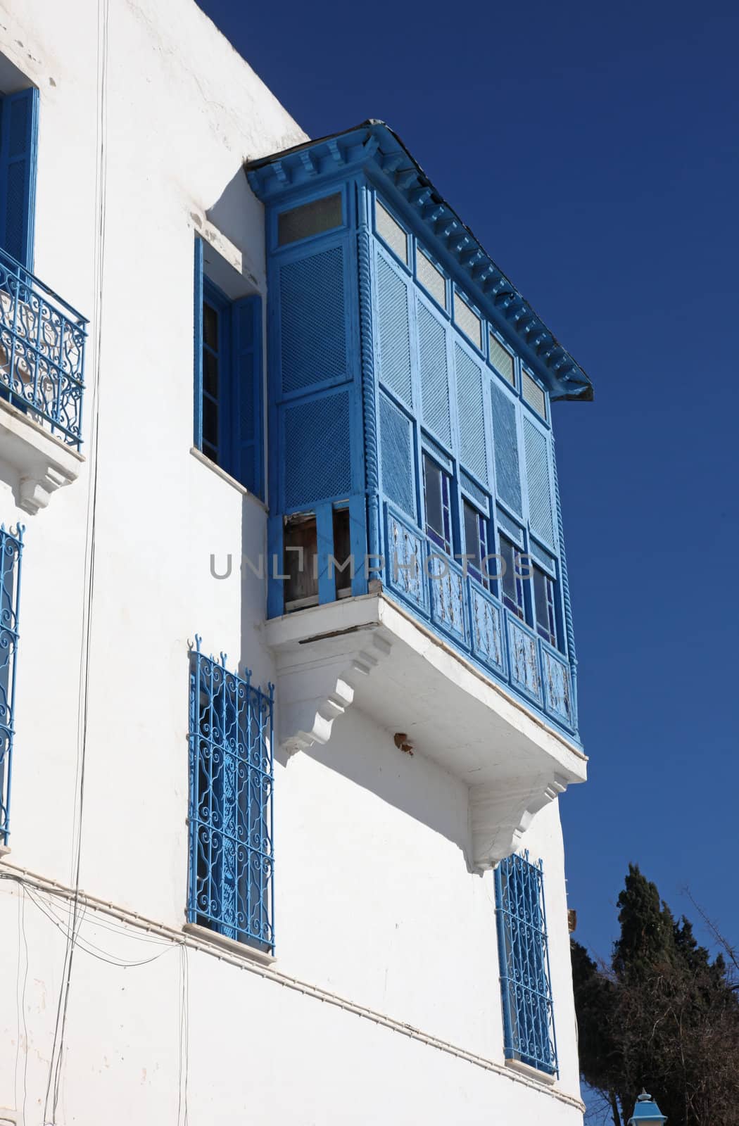 Traditional window from Sidi Bou Said, Tunis by atlas