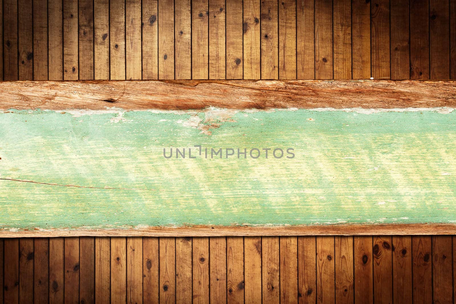 Old grung column Wood Texture and wooden sign with copy space fo by Suriyaphoto