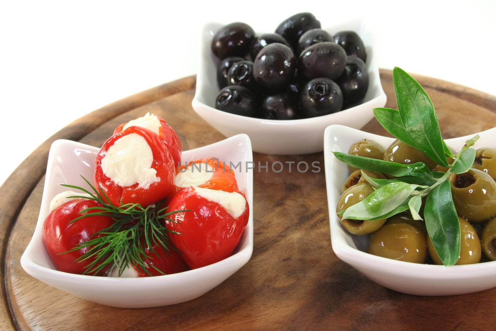 stuffed peppers and olives by discovery