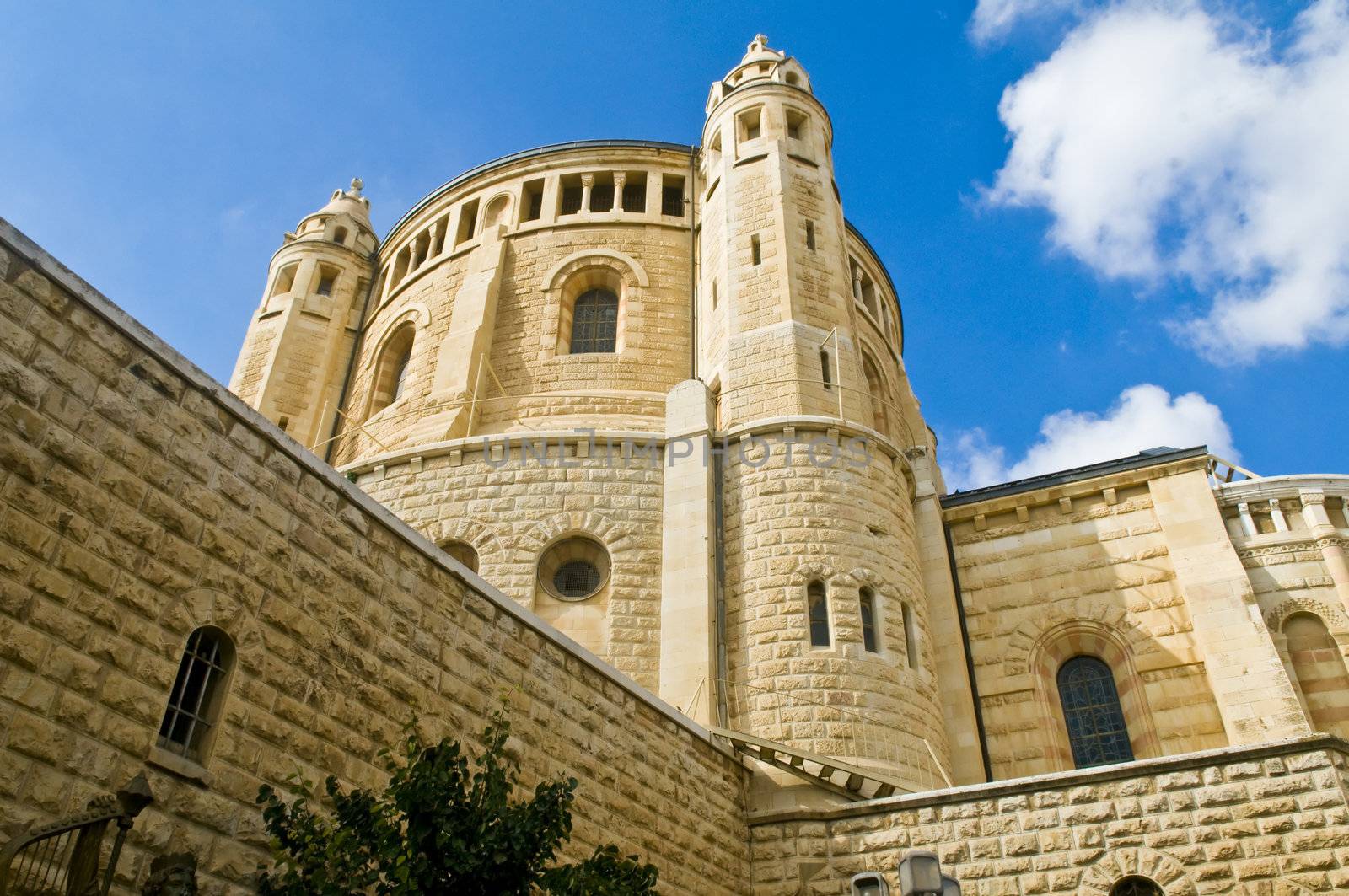 The "Hagia Maria Sion" church  in old  Jerusalem , Israel