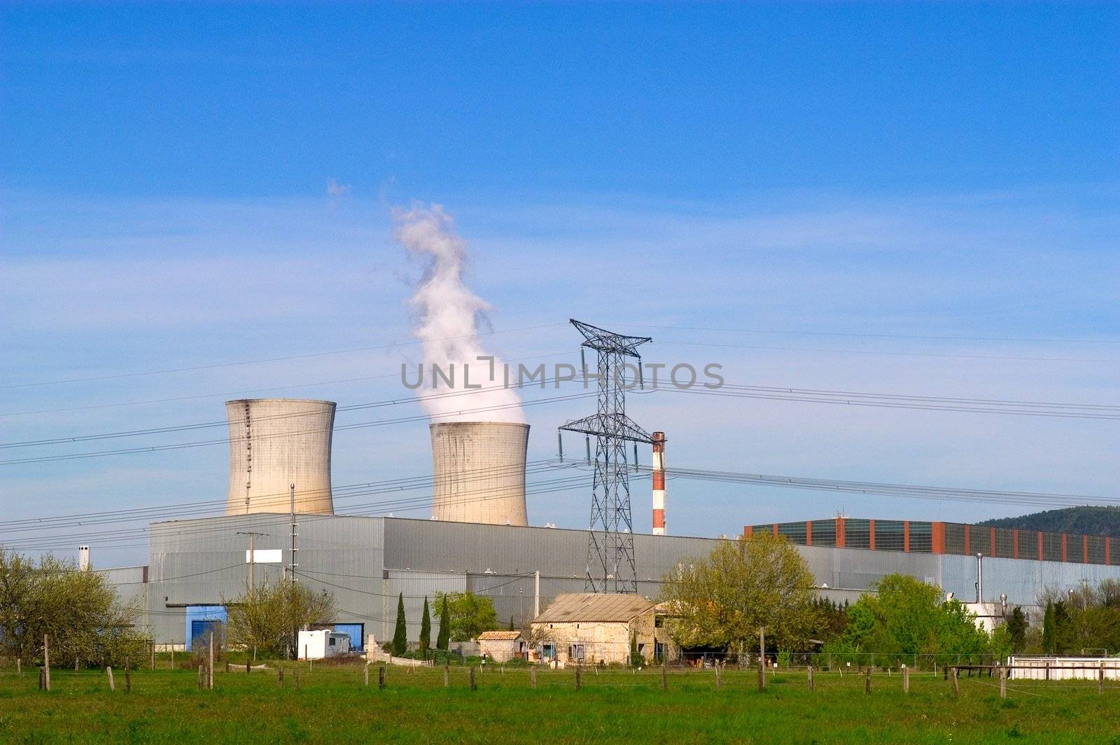 industrial site in nuclear power generation