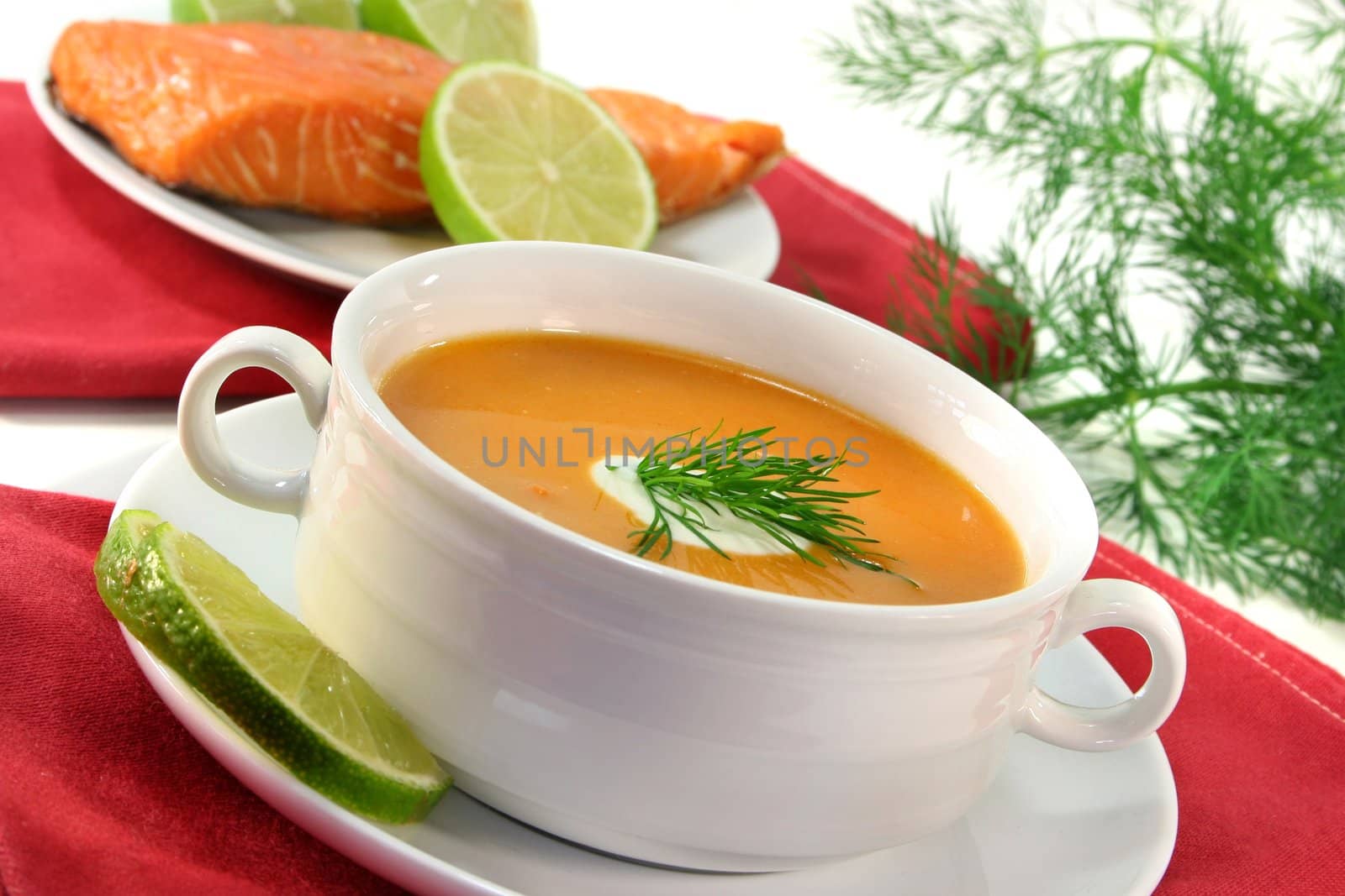 Salmon cream soup by discovery