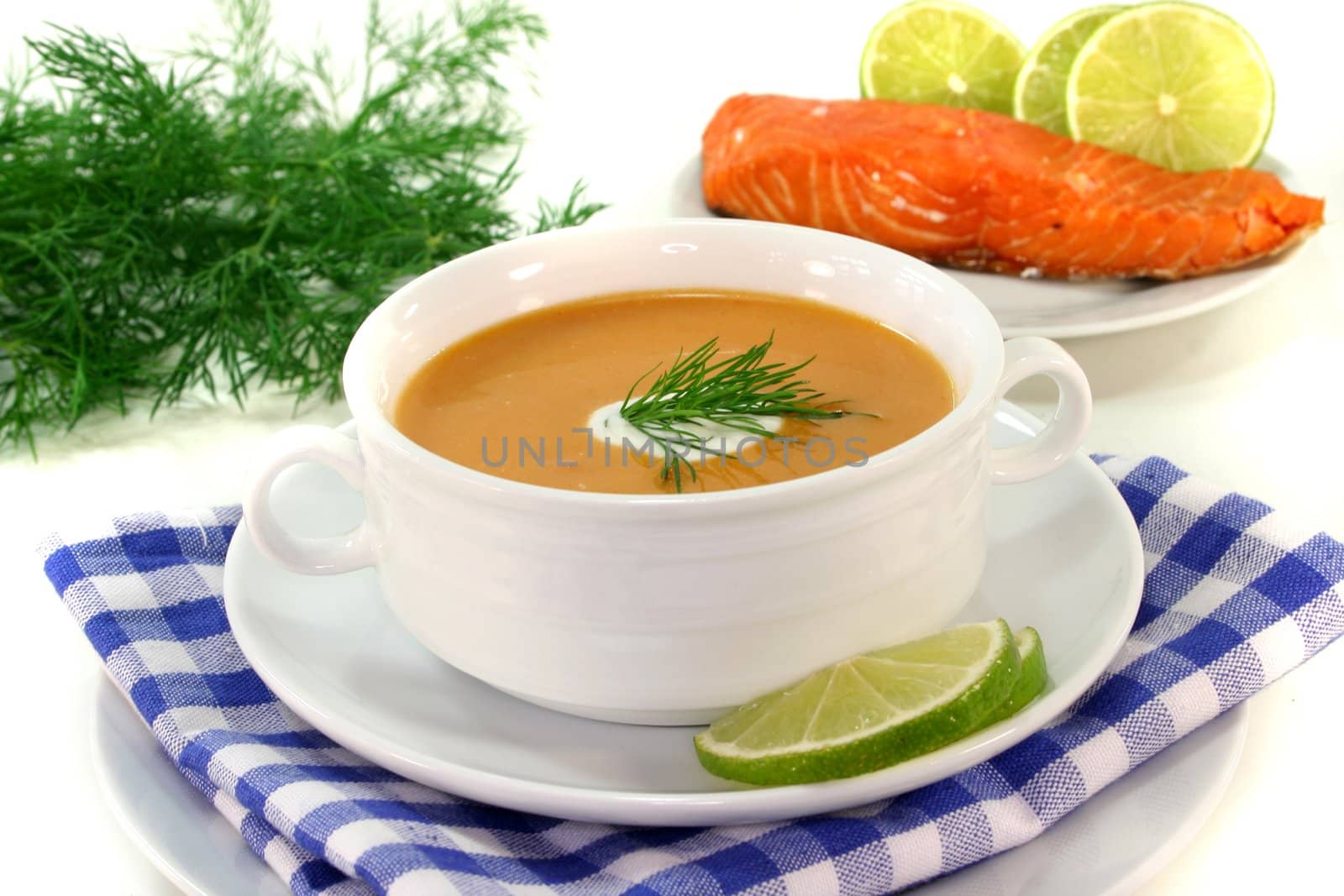 Salmon cream soup by discovery