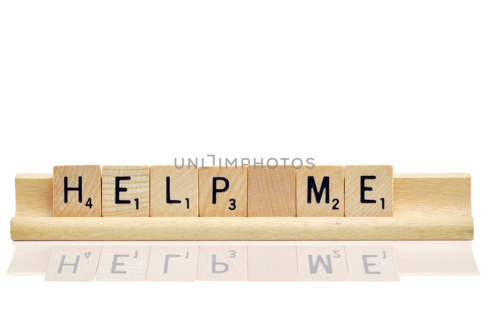 Help me in game wooden letters by Mirage3