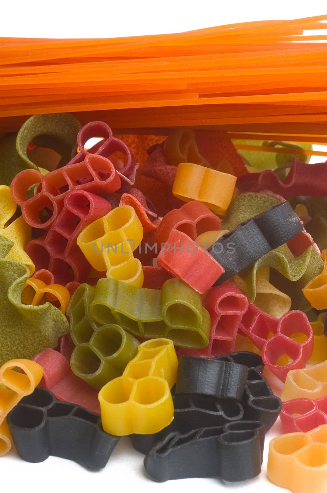 Coloured pasta products