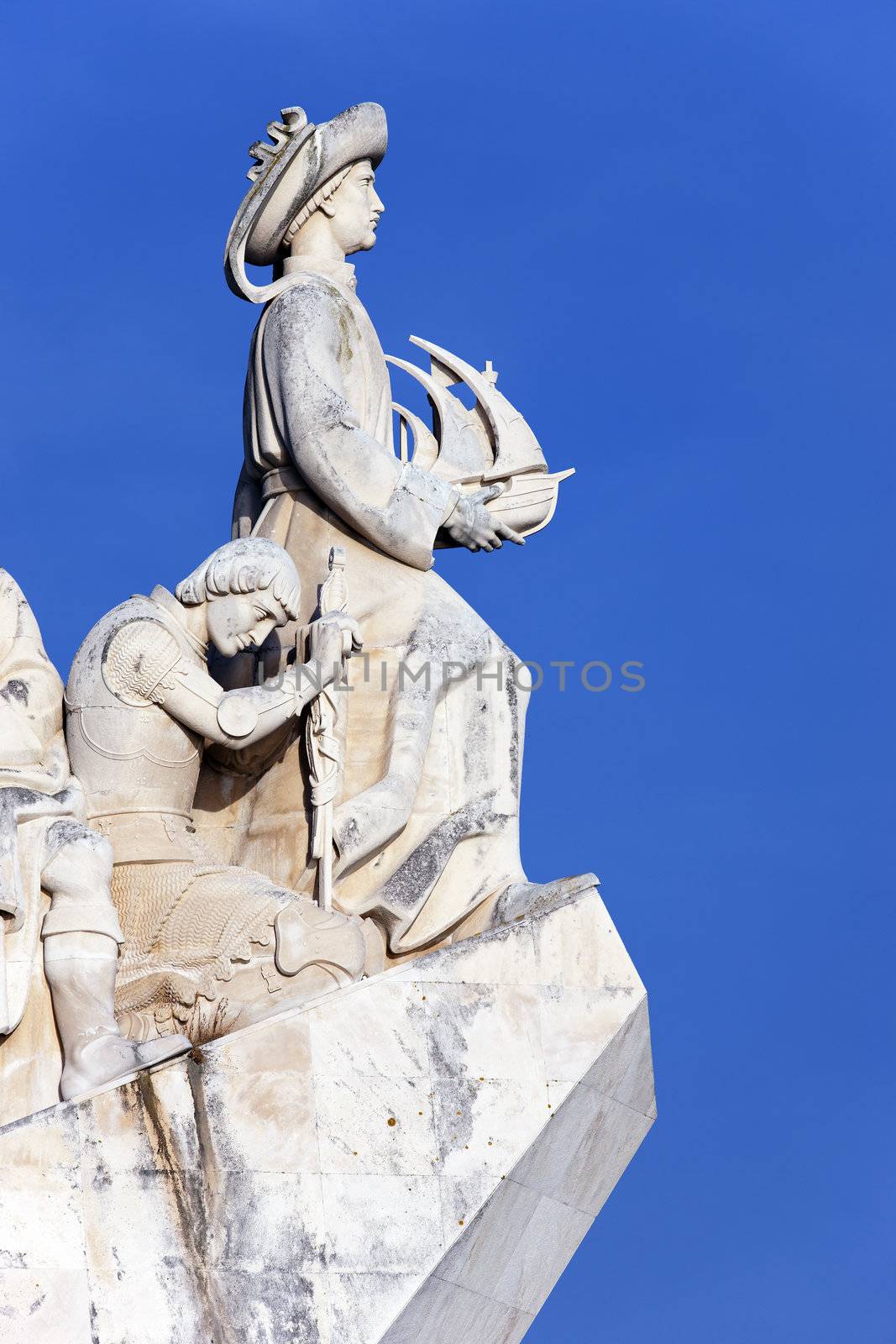 part of the Padrao dos Descobrimentos, monument in Lisbon