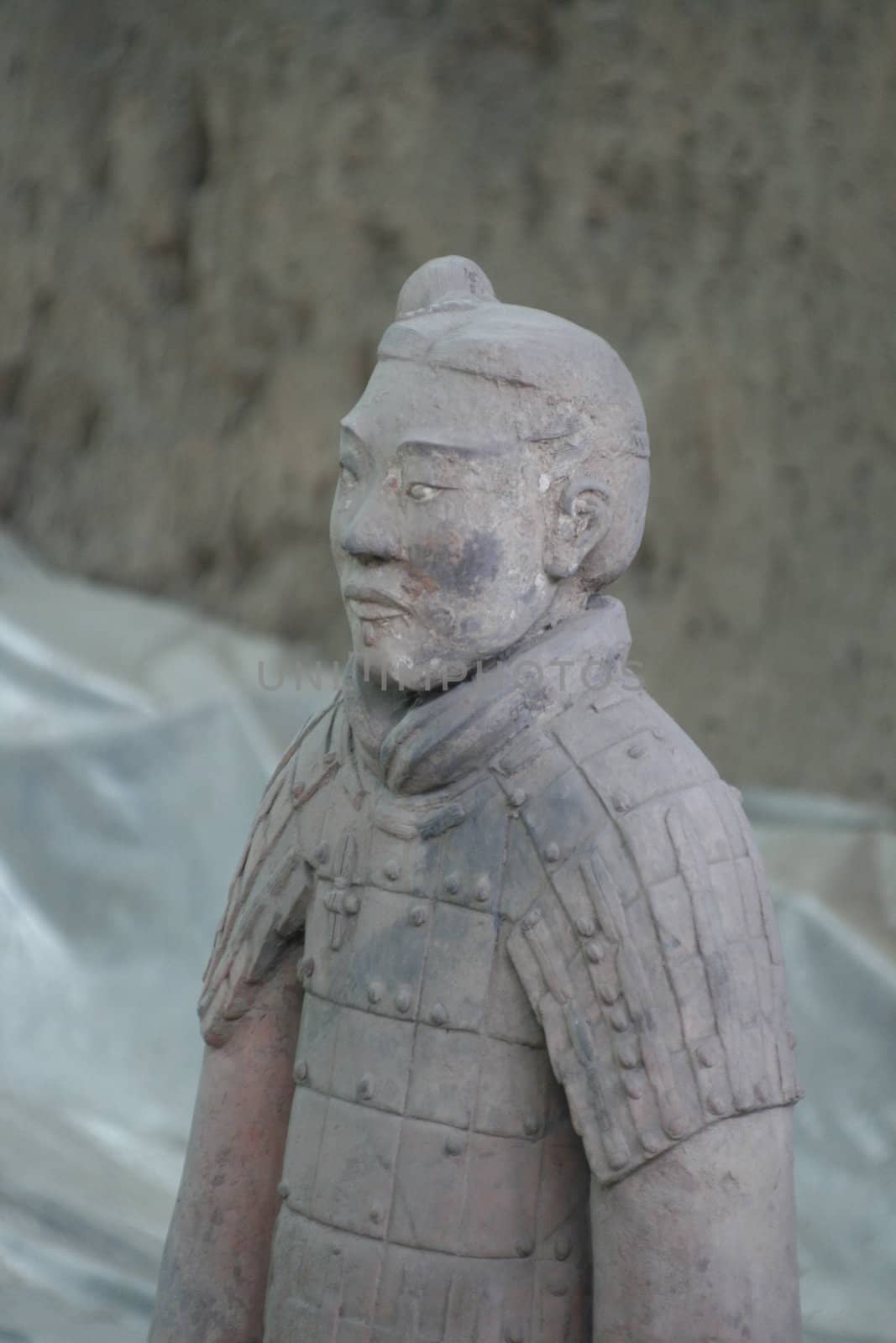 Terracotta Army Xian / Xi'an, China - Detail - face