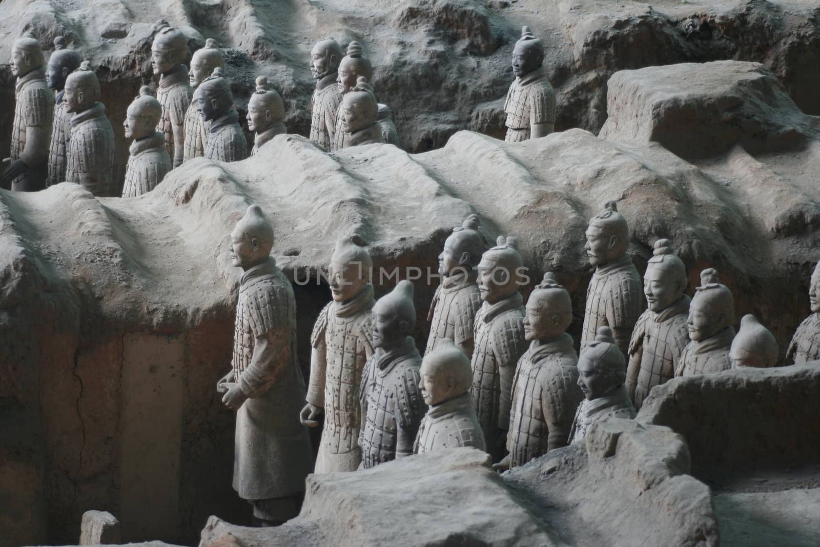 Terracotta Army Xian / Xi'an, China - Detail - fac by koep