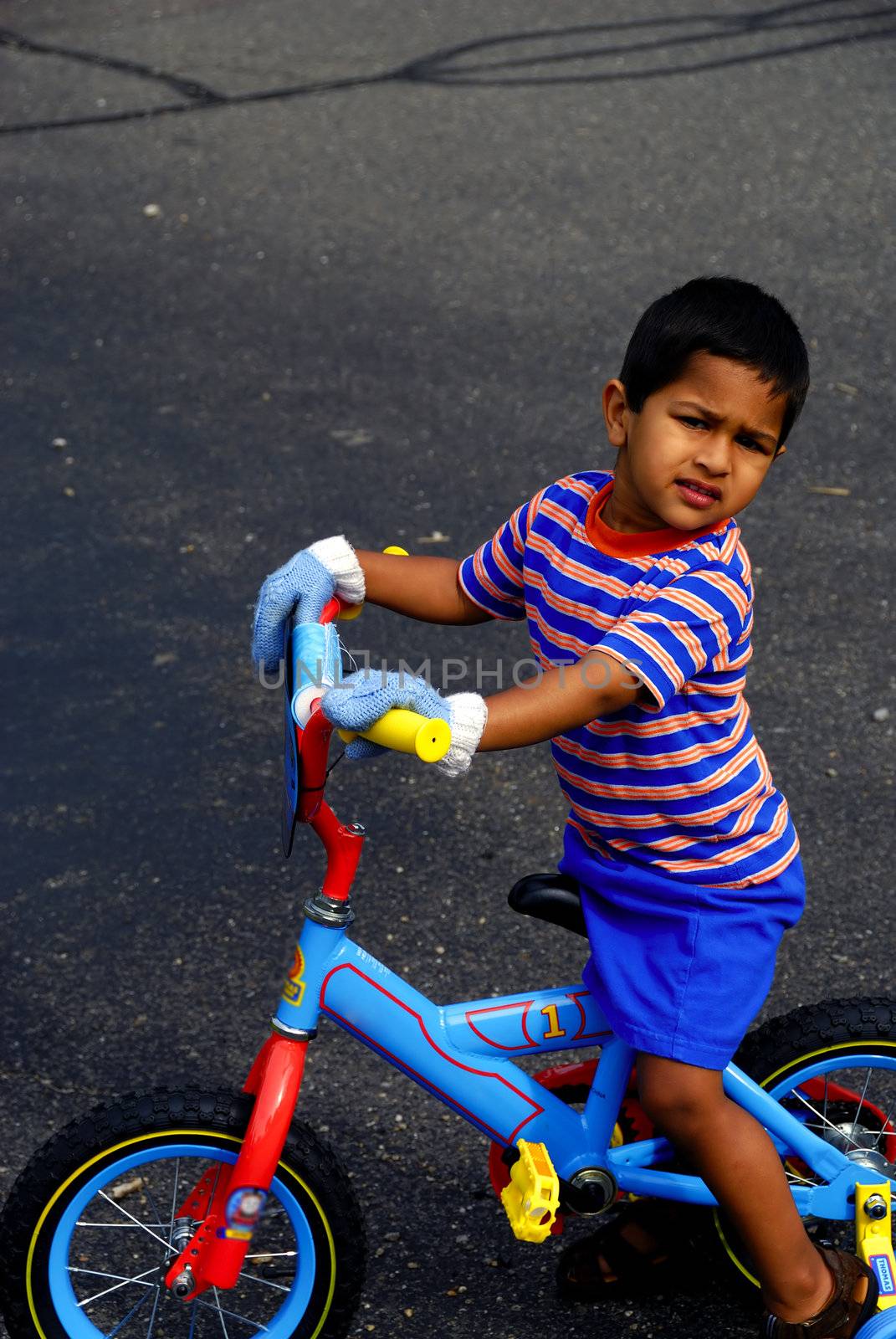 Riding a bike by pazham