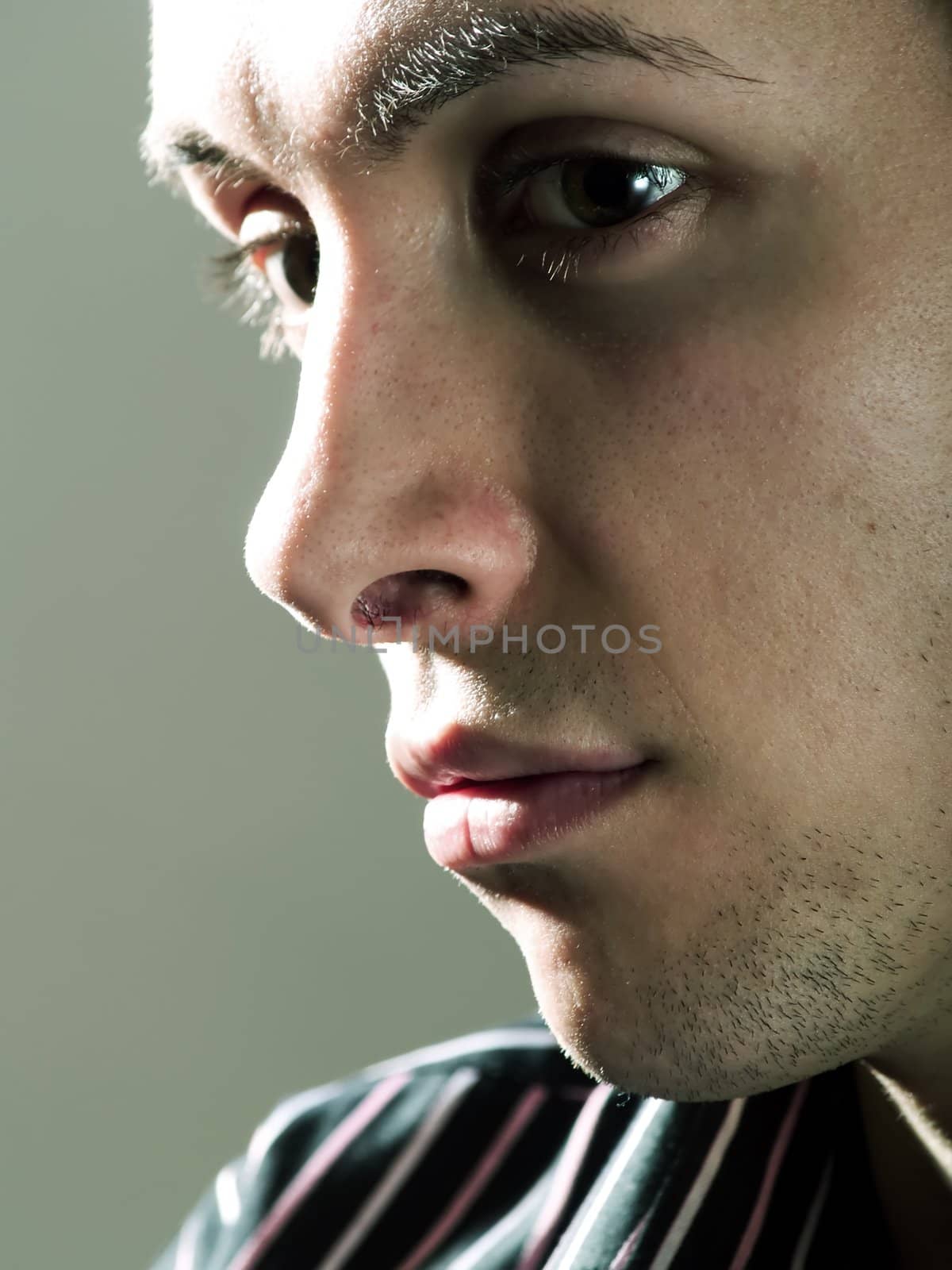 Portrait of an attractive young man