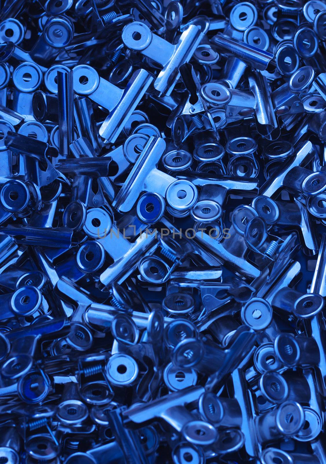blue office clips background